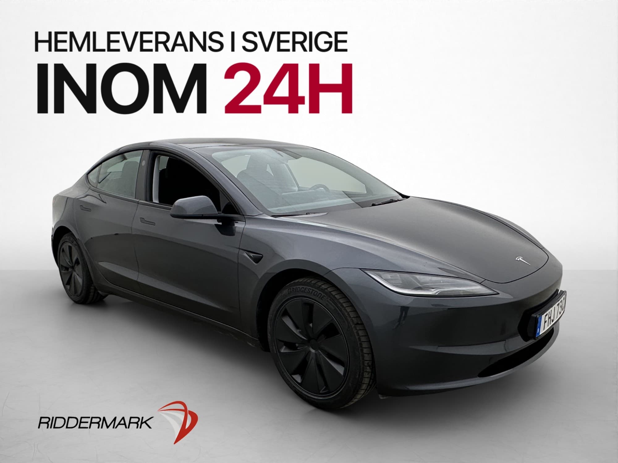 Tesla Model 3 Long Range AWD Highland Sv.Såld Skärm-Bak Pano