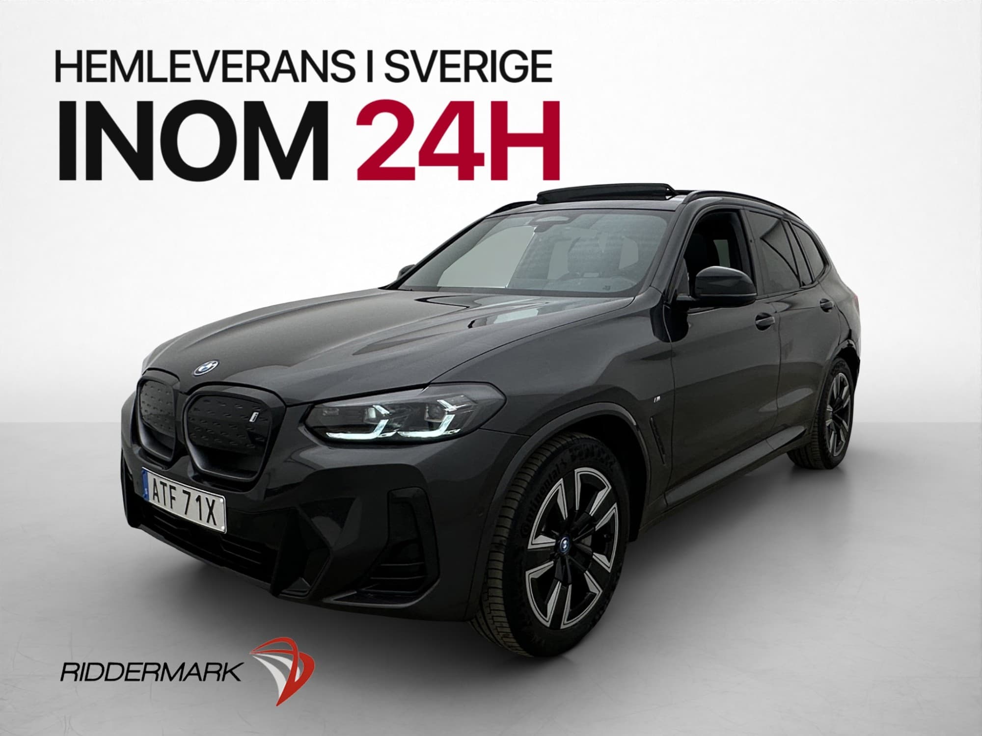 BMW iX3 M Sport MOMS Pano Skinn Kamera MOMS Cockpit Drag