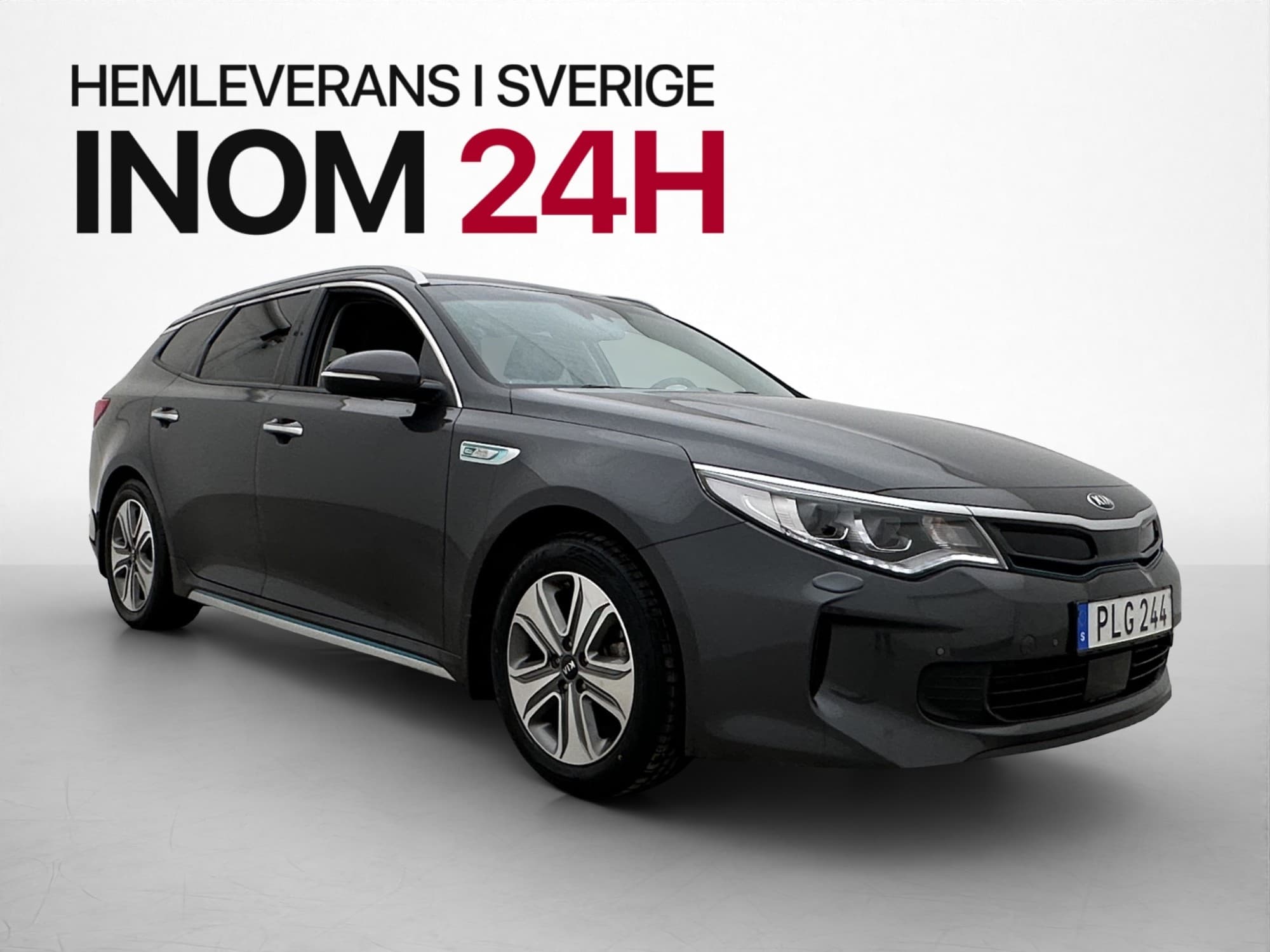 Kia Optima Plug-In 205hk Värmare Skinn CarPlay Drag H/K