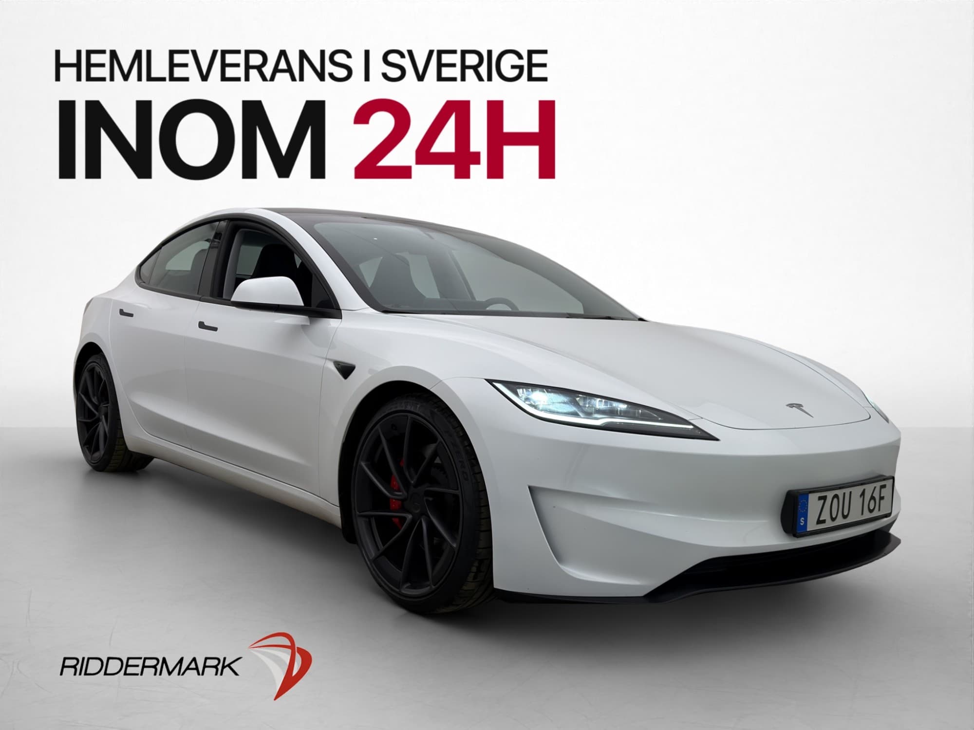 Tesla Model 3 Performance AWD MOMS Autopilot Svensksåld