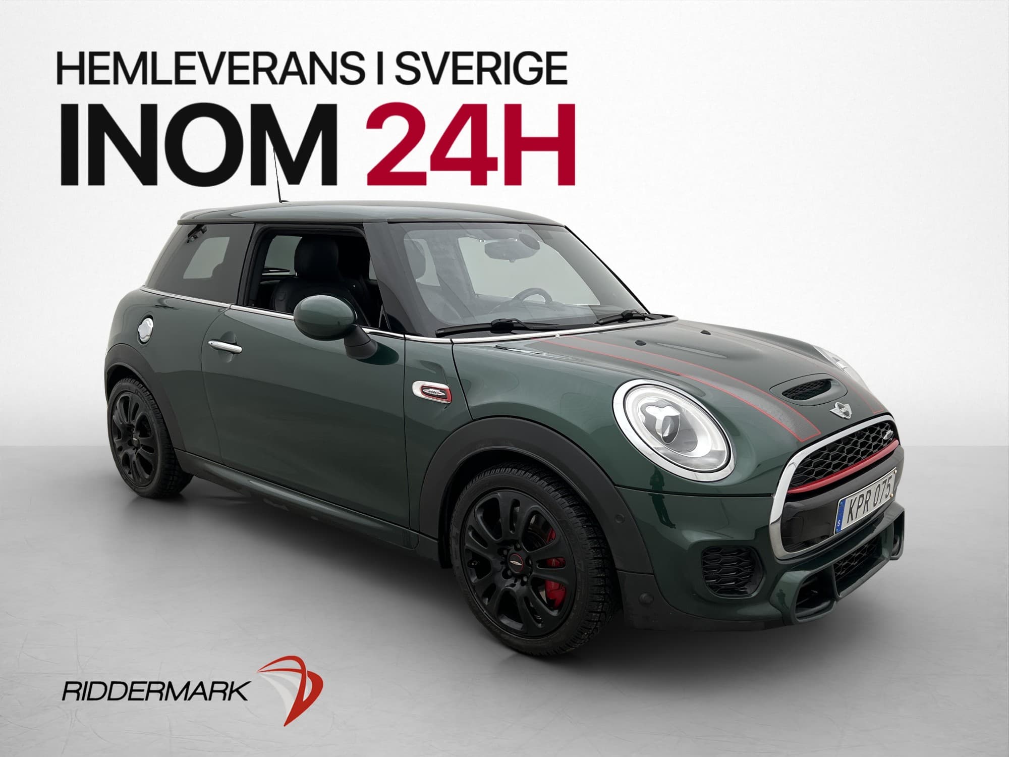 MINI John Cooper Works 231hk H/K HuD B-Kamera Skinn Navi