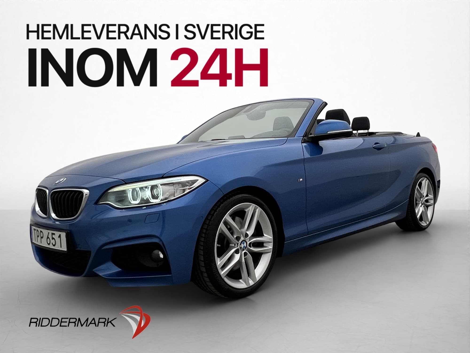 BMW 228 i Convertible 245hk M Sport Skinn Hifi 1 Brukare