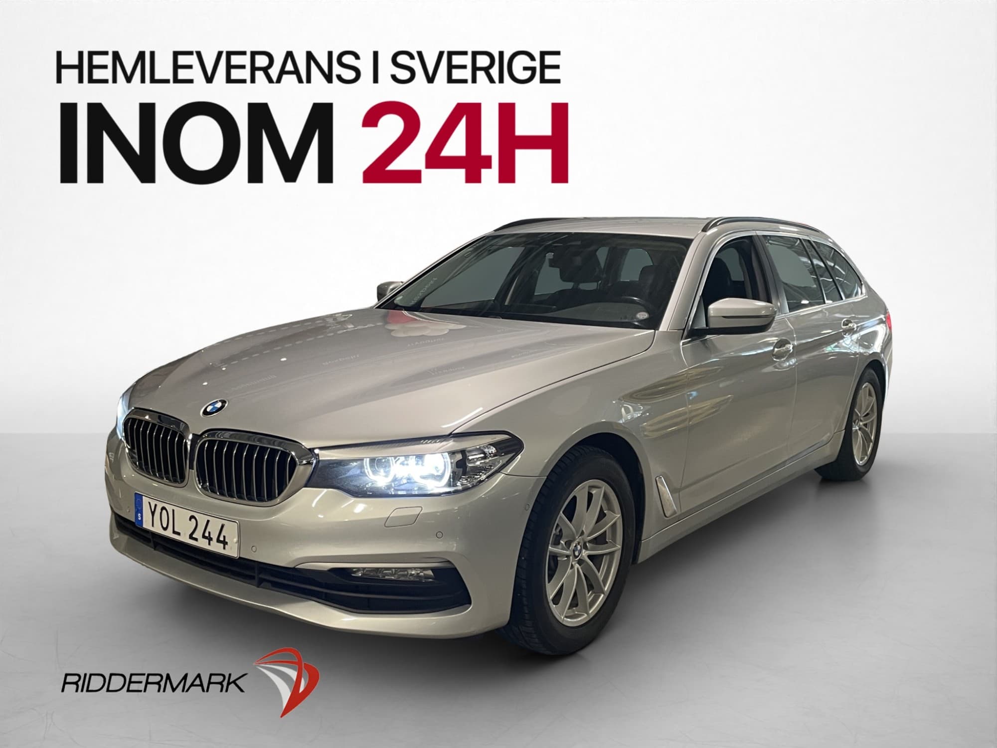 BMW 520d xDrive Touring Värmare Kamera Navi Rattvärme Nyserv