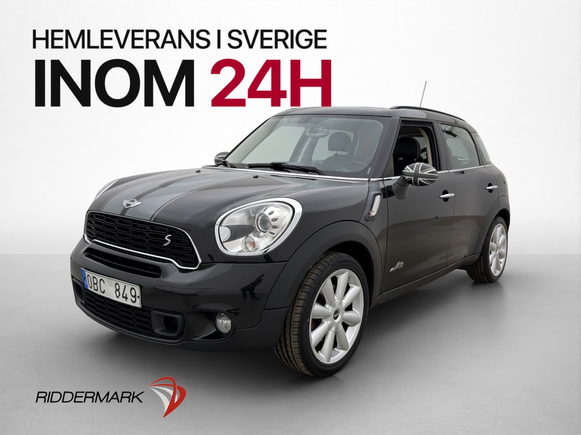 MINI Countryman S ALL4 184hk Navi Skinn Sensorer Farthållare