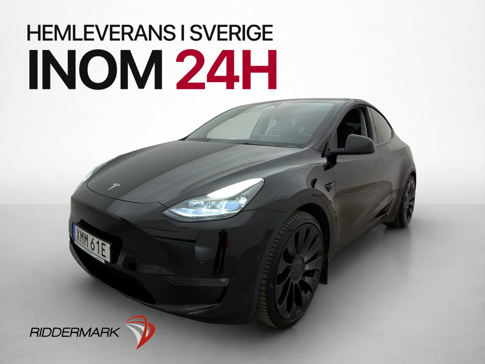 Tesla Model Y Performance AWD 534hk Autopilot Pano Navi Drag