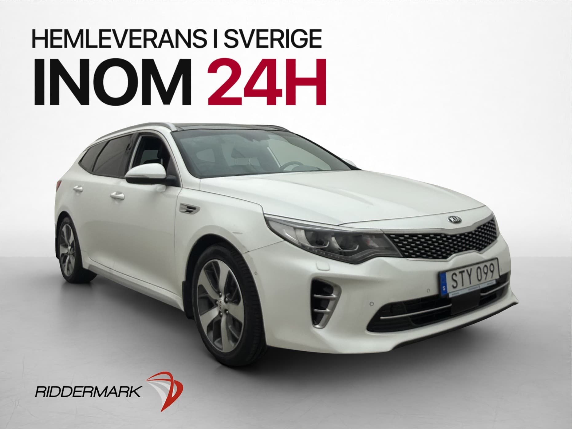 Kia Optima 141hk GT-Line Panorama Drag Skinn Navi H/K