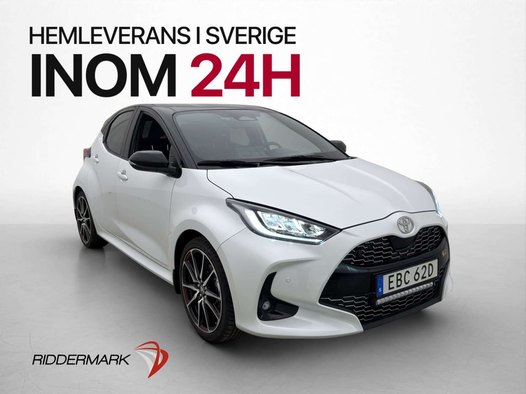 Toyota Yaris Hybrid 130hk GR HUD Värmare Kamera Navi BT