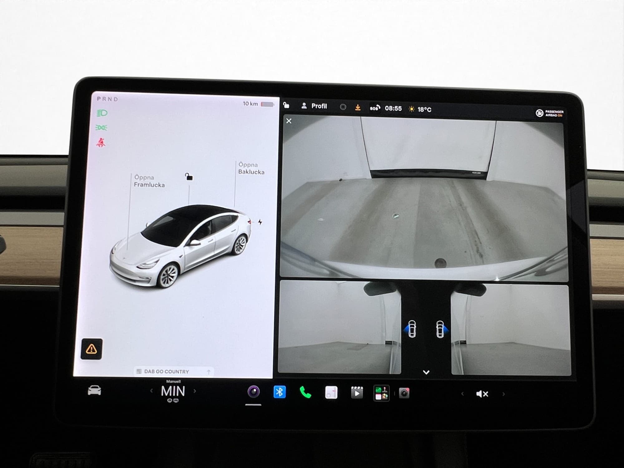 Tesla Model 3 Long Range AWD Svensksåld Panorama Drag