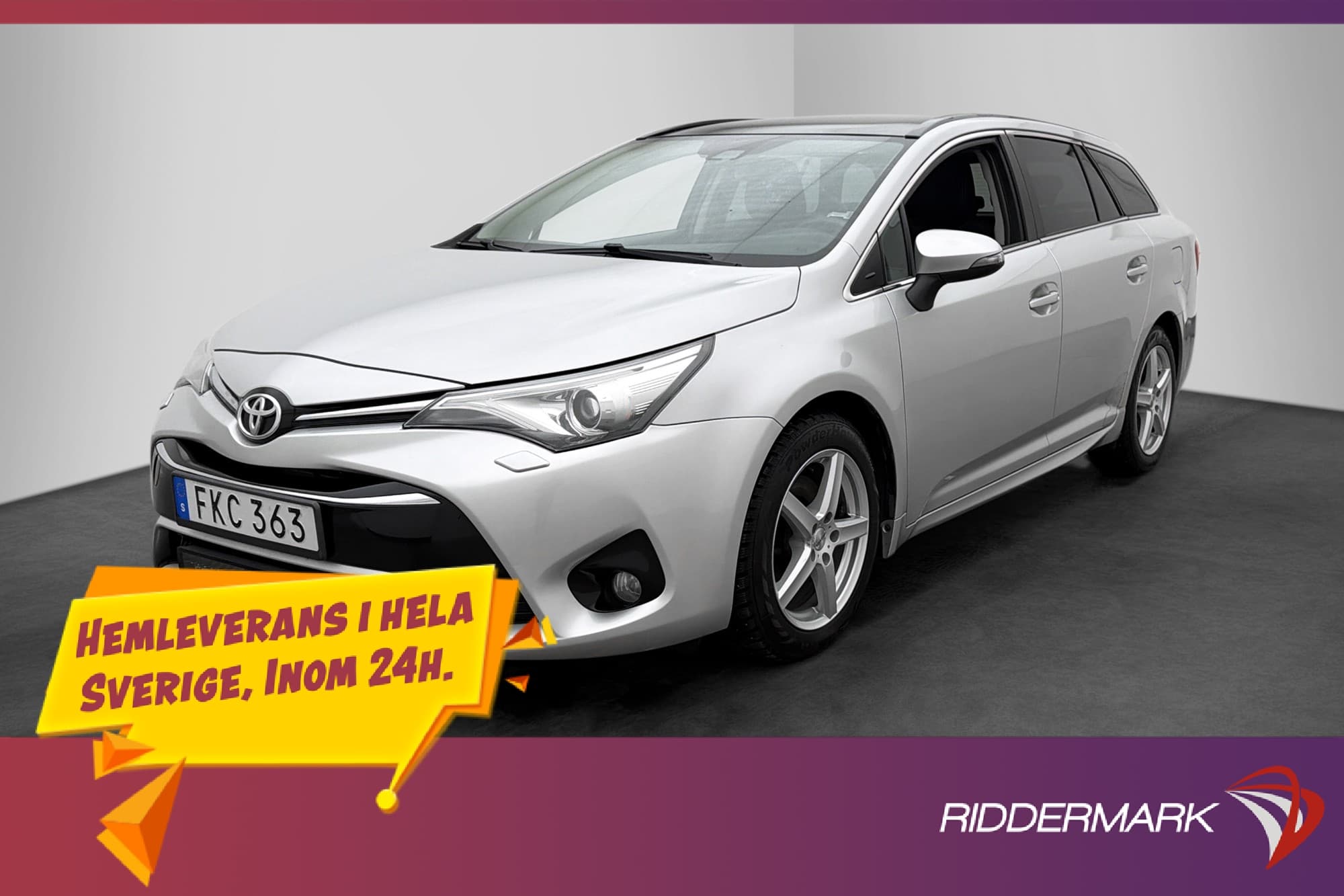 Toyota Avensis Kombi 143hk Active Plus Panorama Navi Kamera