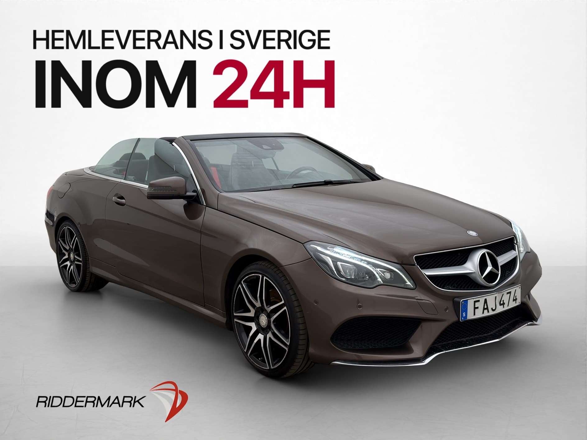 Mercedes-Benz E-Klass Cabriolet AMG Sport Bluetooth Elstolar