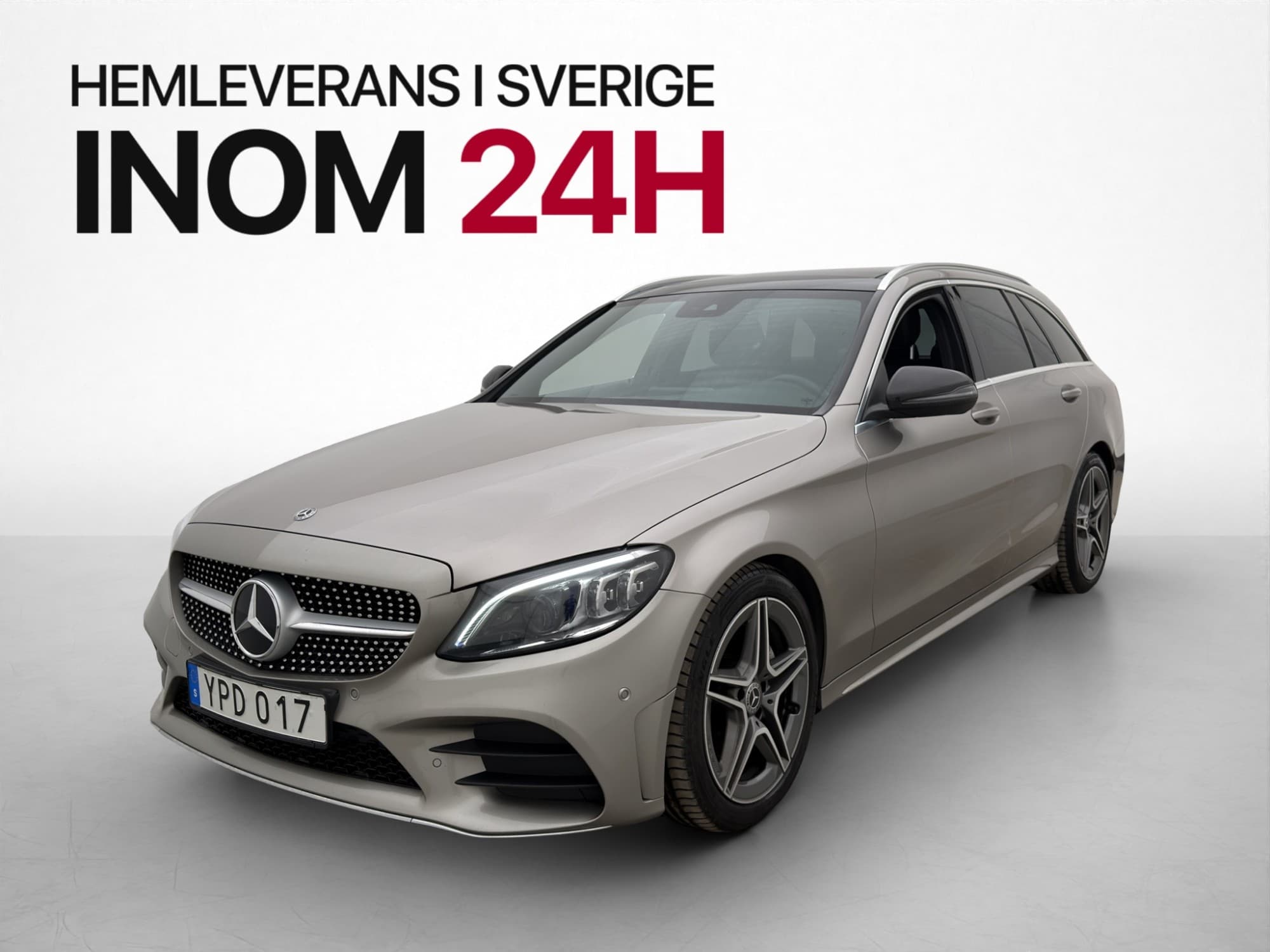Mercedes-Benz C 200 T d 150hk AMG Pano Cockpit Navi Drag