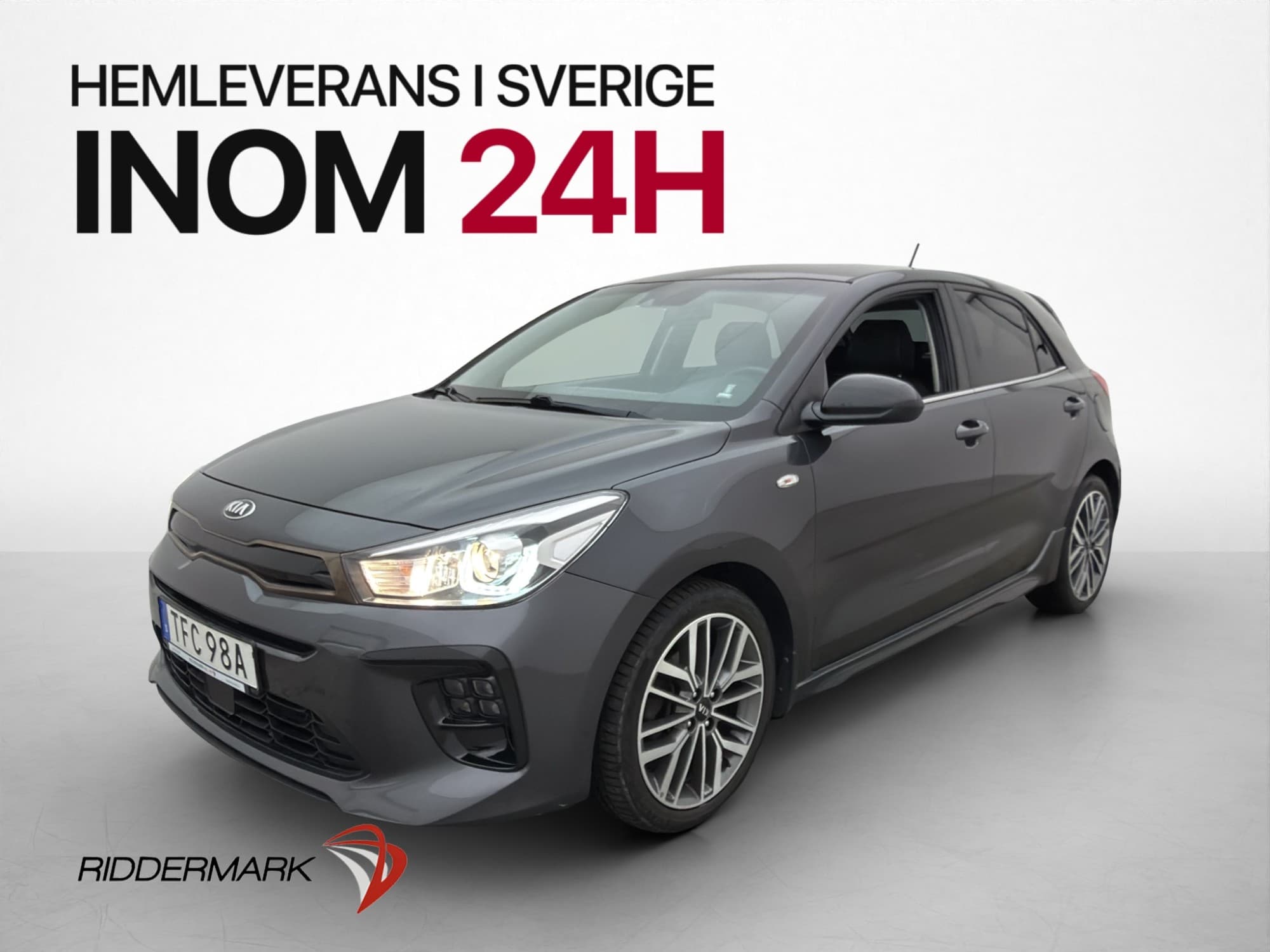 Kia Rio 1.0 GT Kamera Värmare Carplay 0.51 l/mil 492kr skatt