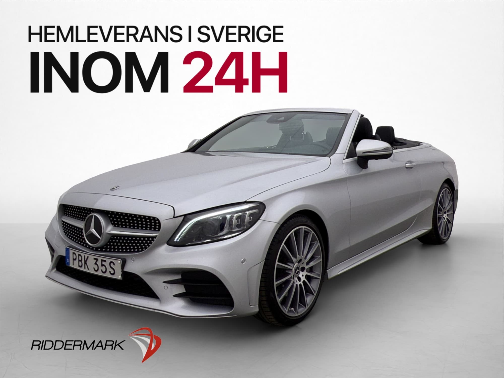 Mercedes-Benz C 300 Cabriolet 258hk AMG Line 360° Burmester