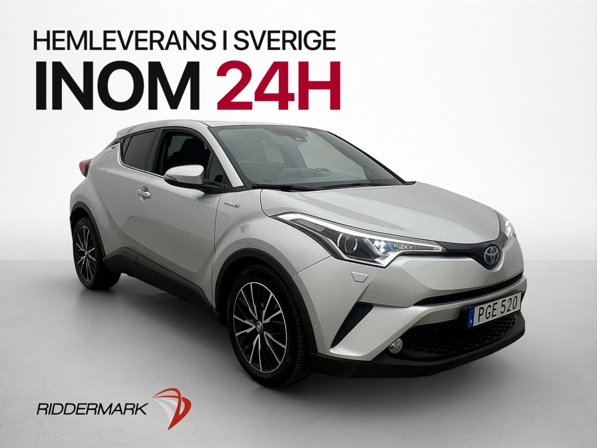Toyota C-HR Hybrid Executive JBL Kamera Halvskinn 1 Brukare