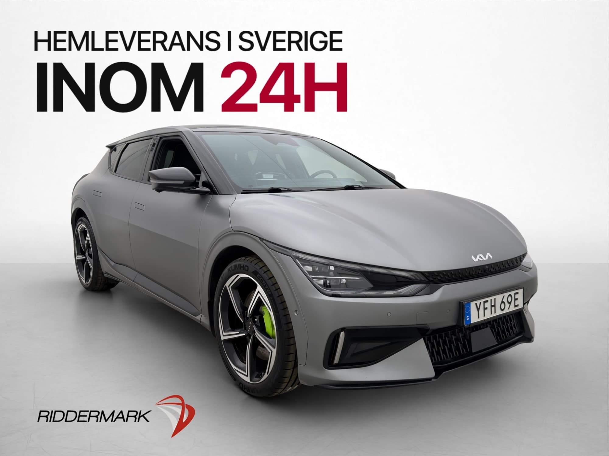 Kia EV6 GT 585hk AWD Pano Adaptiv HuD CarPlay Meridian 360°