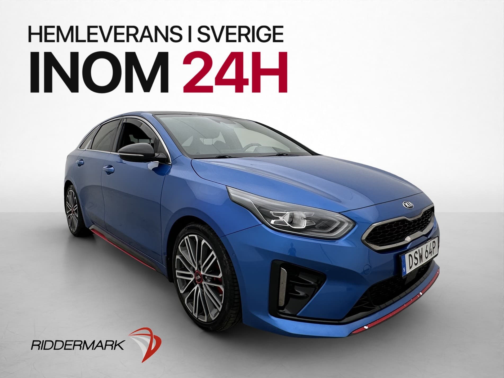 Kia ProCee'd GT T-GDI 204hk JBL Kamera Navi CarPlay Elstol