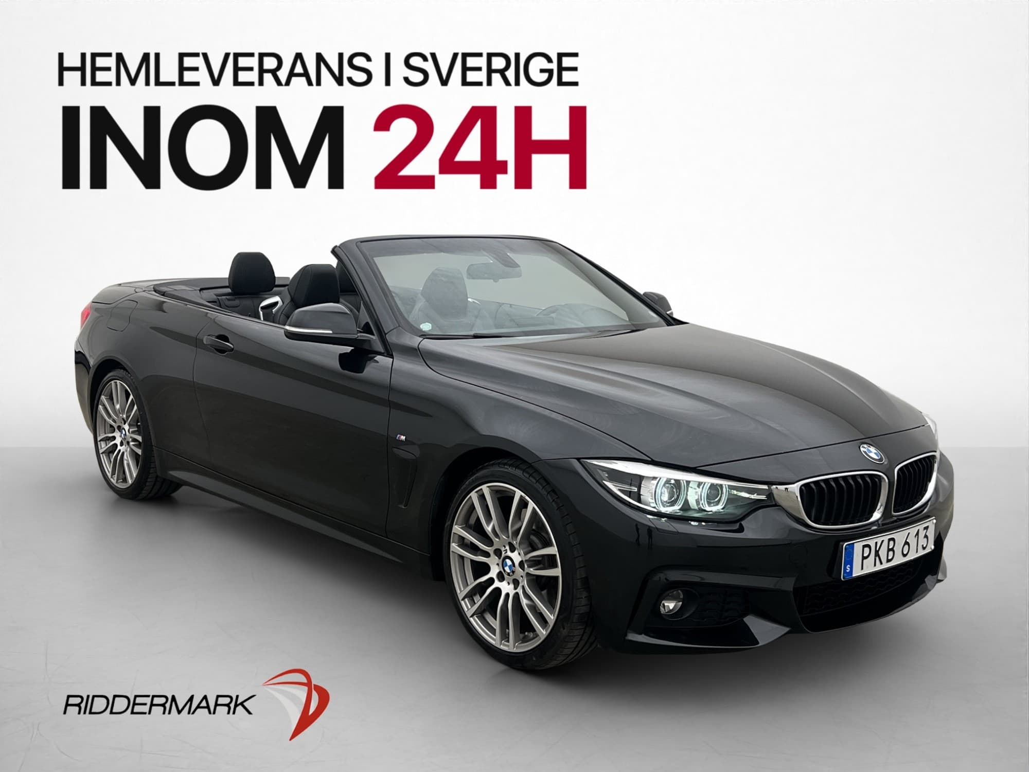 BMW 430 i Convertible 252hk M Sport Läder LED P-Sensorer