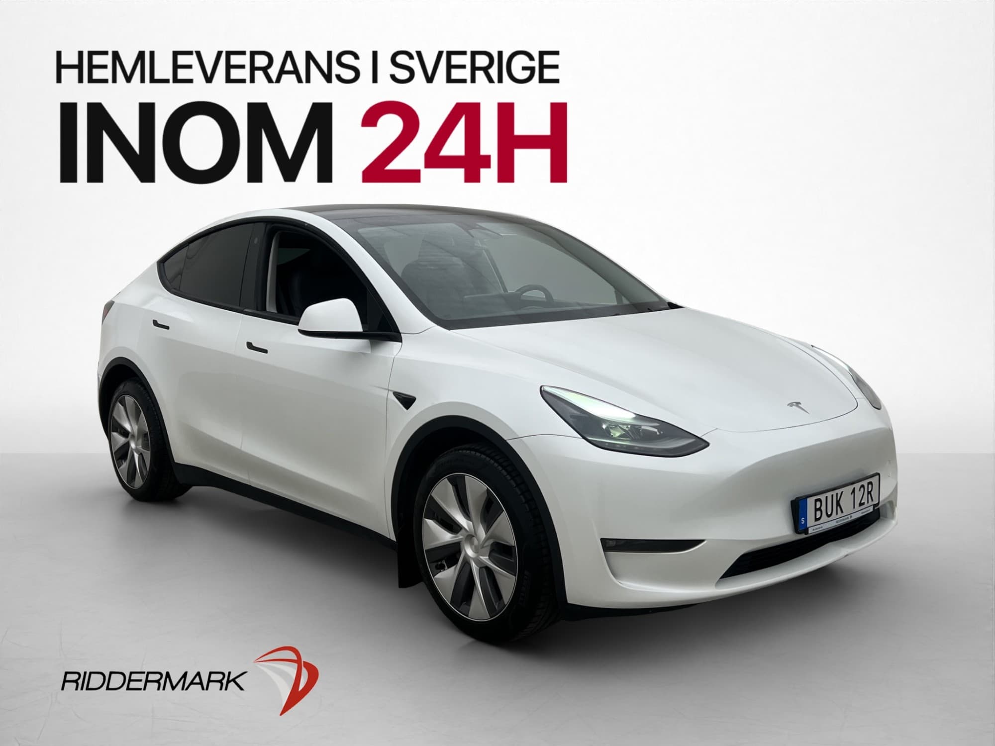 Tesla Model Y Long Range AWD Svensksåld Drag Panorama MOMS