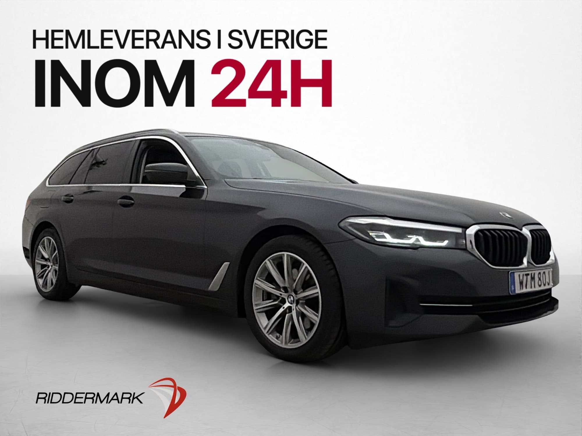 BMW 520 d 190hk xDrive Kamera Dragkrok Värmare CarPlay Navi