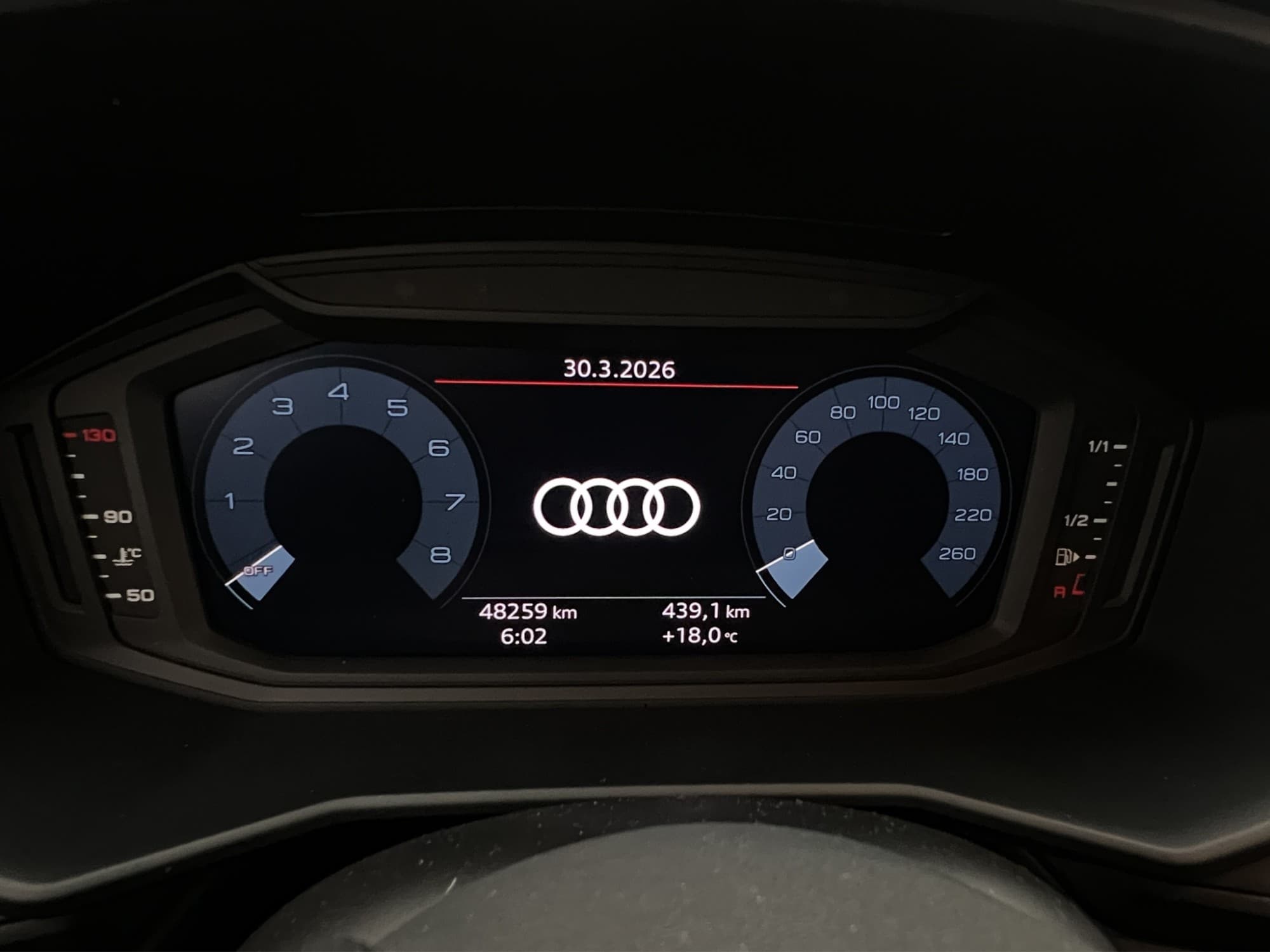 Audi A1 Sportback 30 TFSI Proline Cockpit CarPlay Sensorer