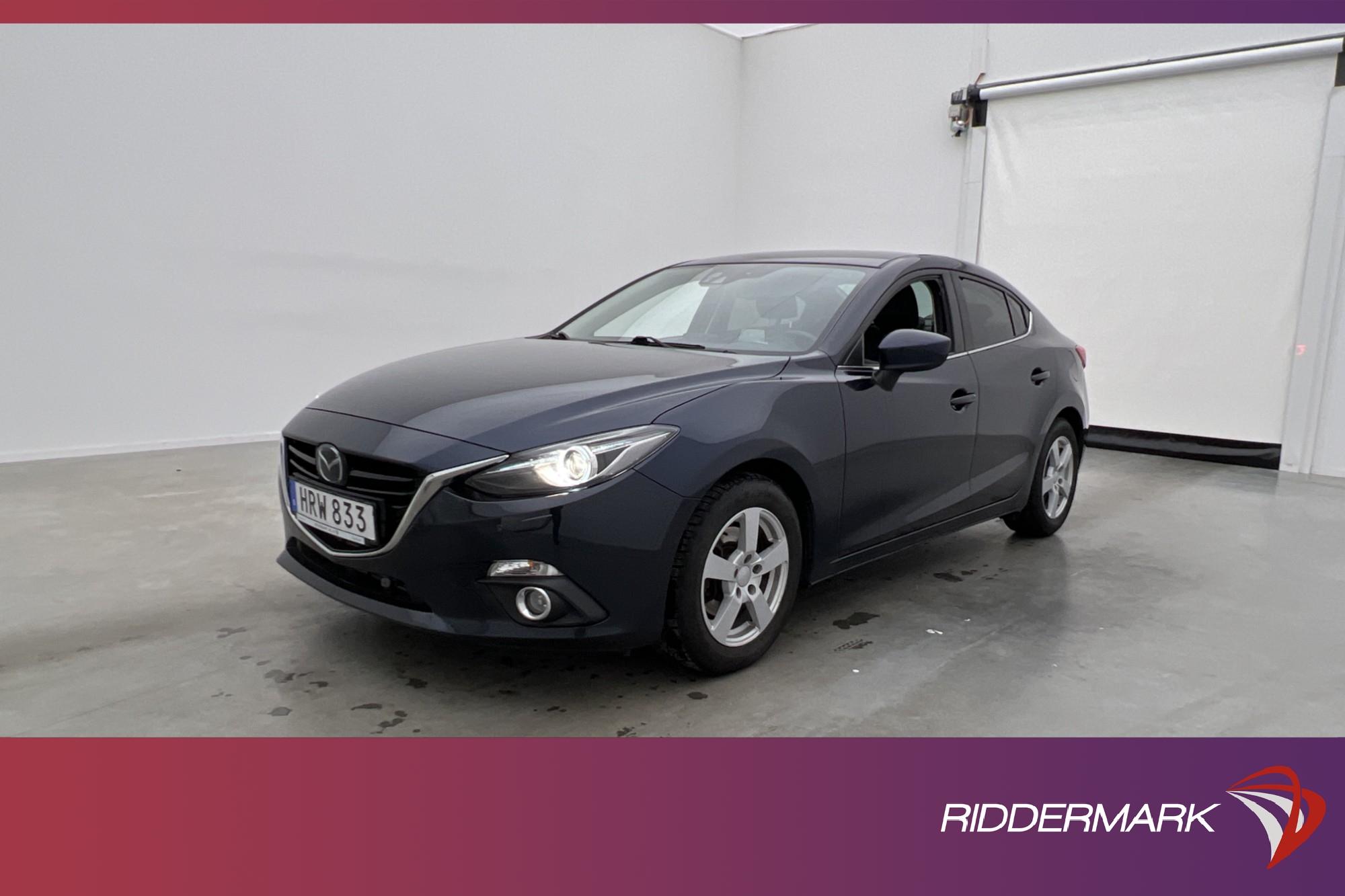 Mazda 3 Sedan 150hk Optimum M&K-Värmare BOSE HUD Kamera Navi