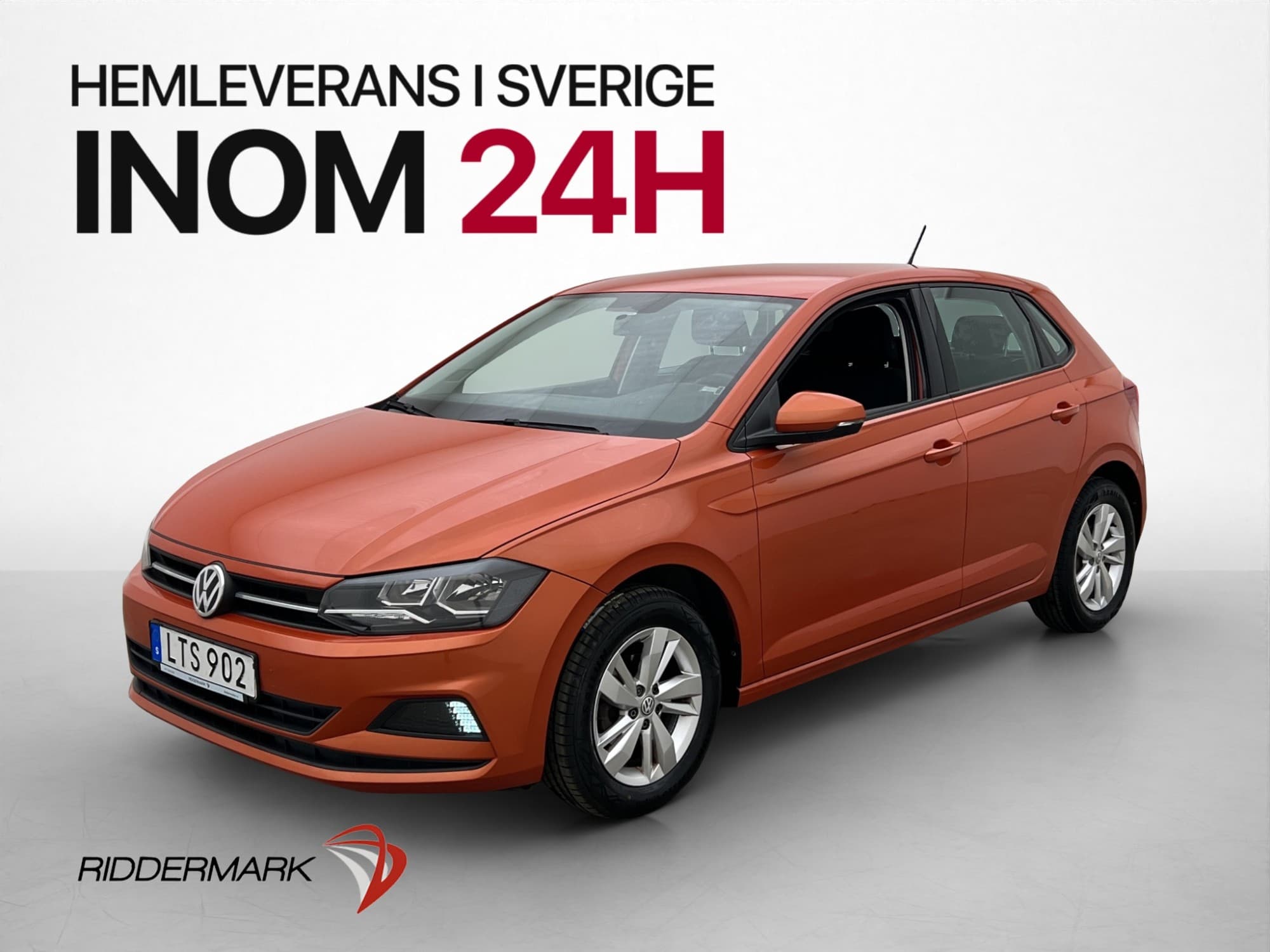 Volkswagen Polo 1.0 TSI 95hk Bluetooth Växelpaddar 0,46l/mil
