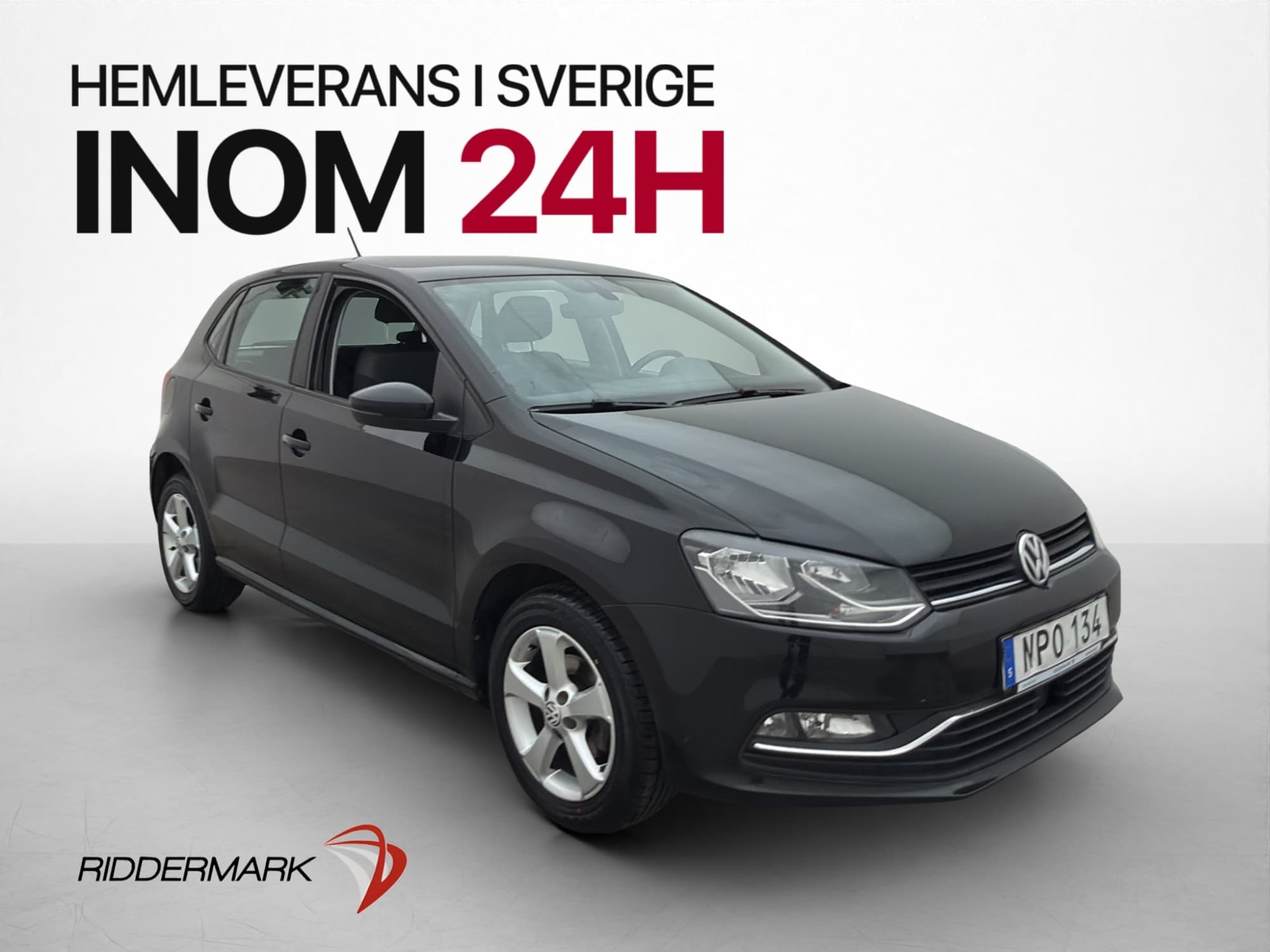 Volkswagen Polo 1.2 TSI 90hk Sensorer Bluetooth Två-Brukare