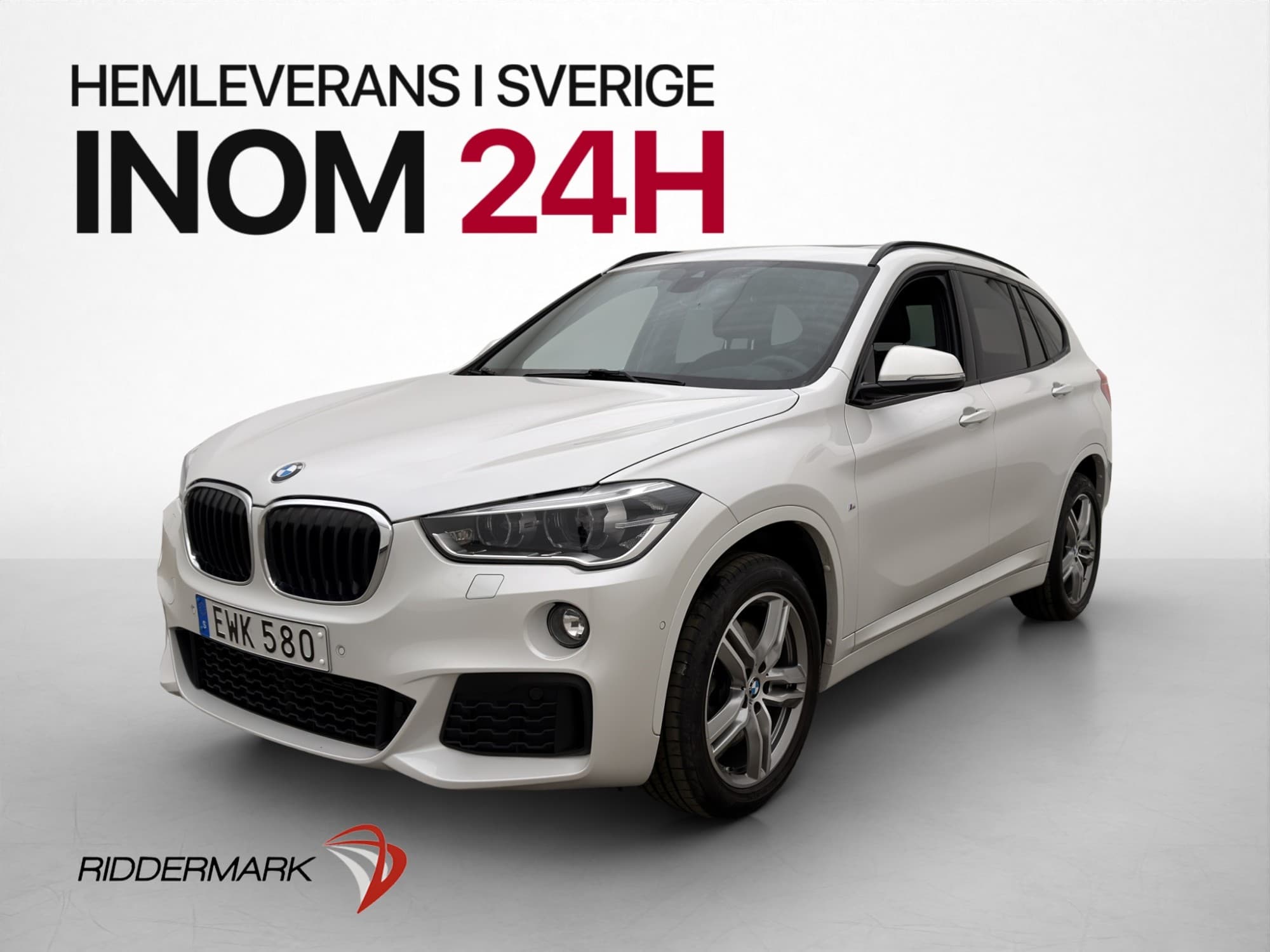 BMW X1 xDrive20d M Sport Pano H/K Drag Kamera HuD Skinn Navi