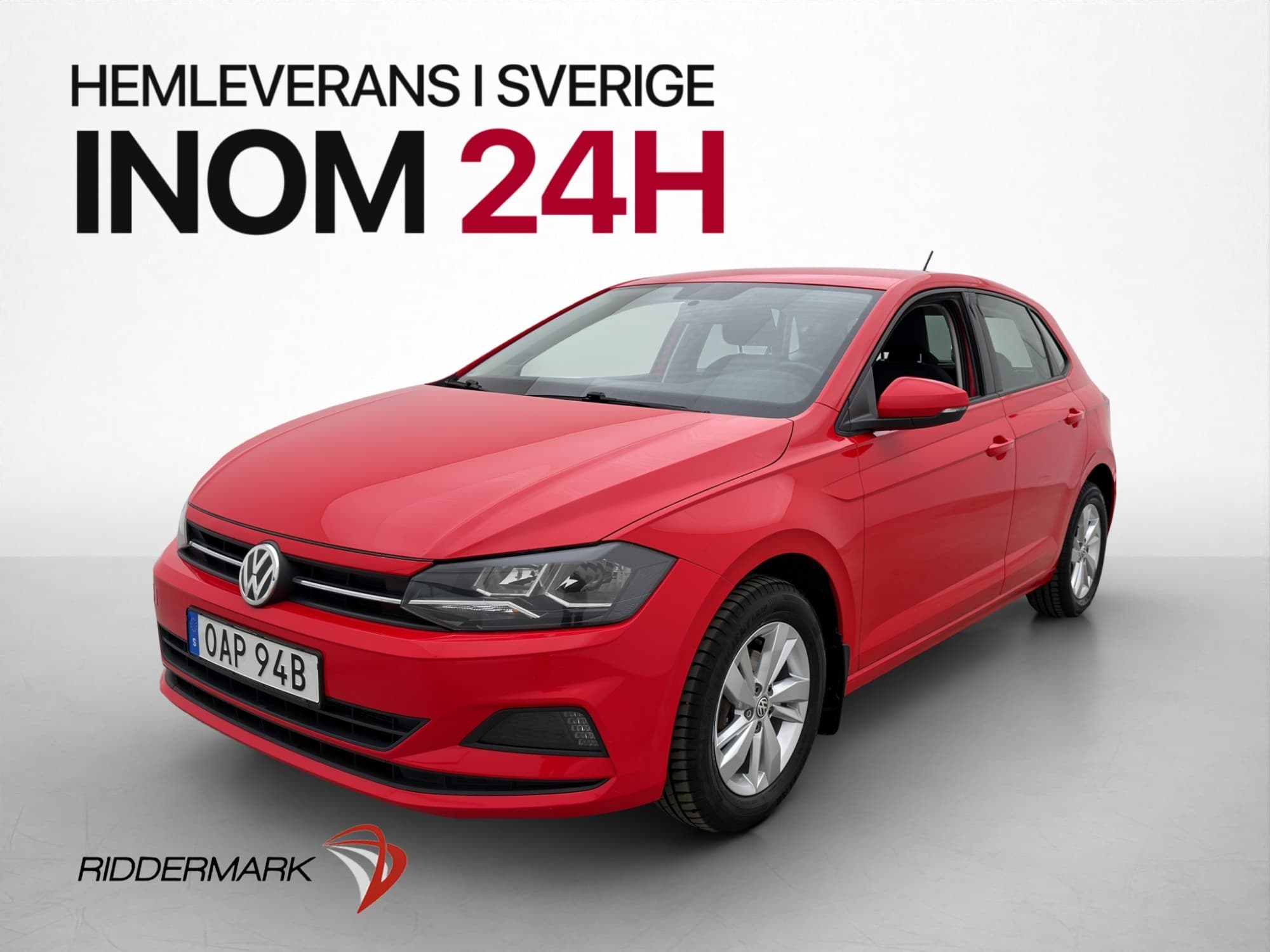 Volkswagen Polo 1.0 TSI 95hk Bluetooth Farthållare 0.46l/mil