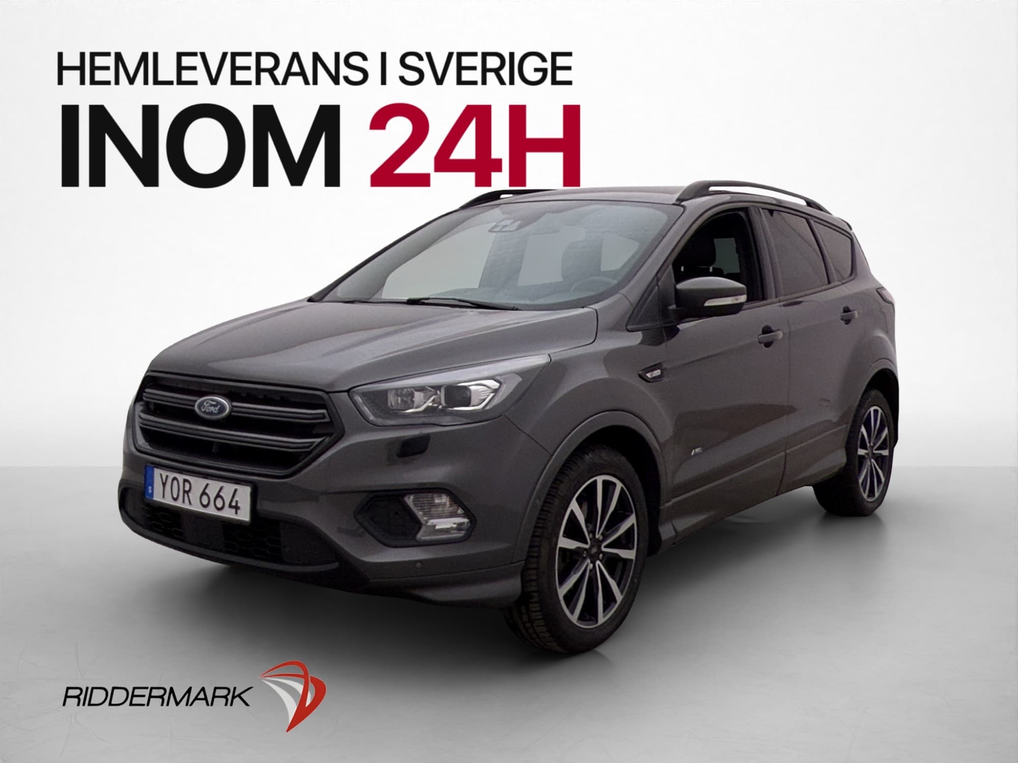 Ford Kuga 2.0 TDCi AWD ST-Line Dragkrok Sätesvärme CarPlay