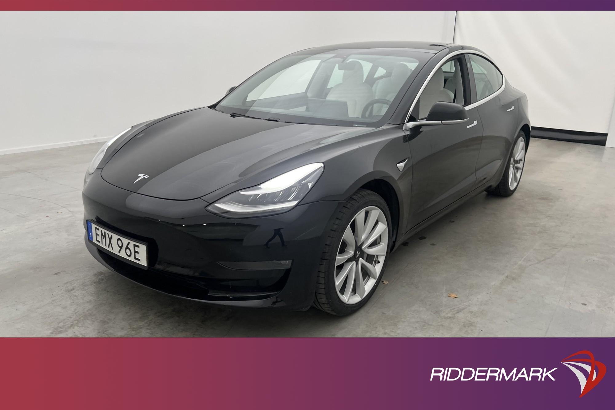 Tesla Model 3 Long Range AWD Autopilot Drag Svensksåld MOMS