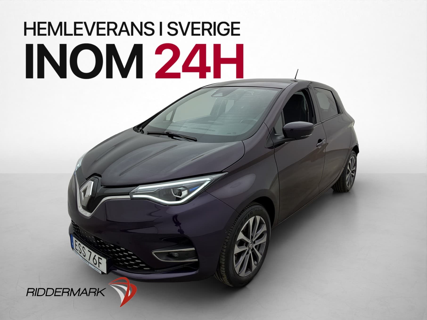 Renault Zoe R135 52 kWh Friköpt Batteri Kamera Halvskinn