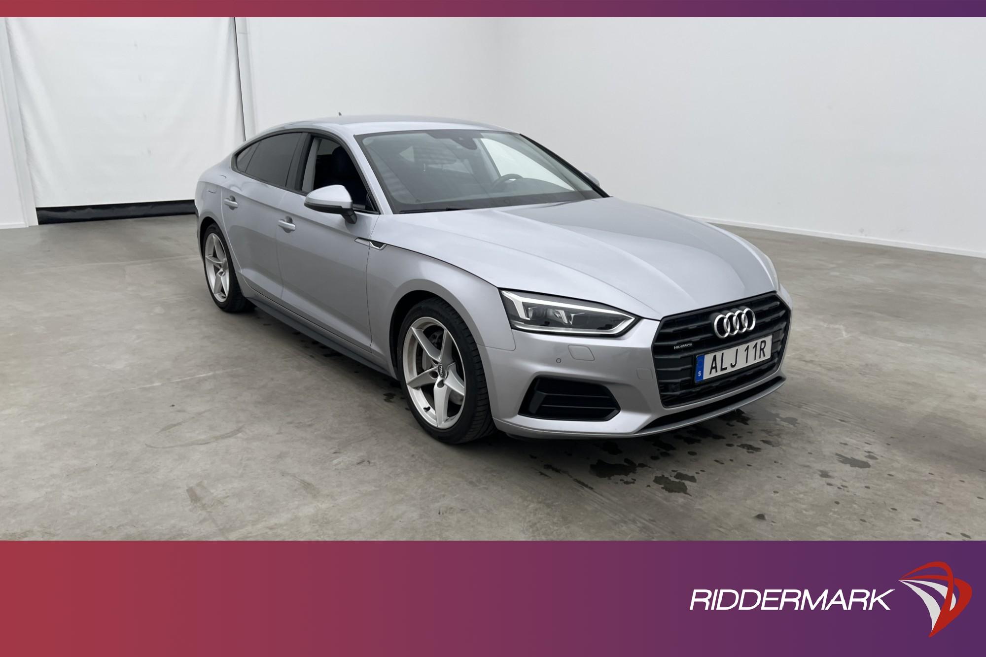 Audi A5 Sportback 45 TFSI Q Proline Svart-optik Sensorer