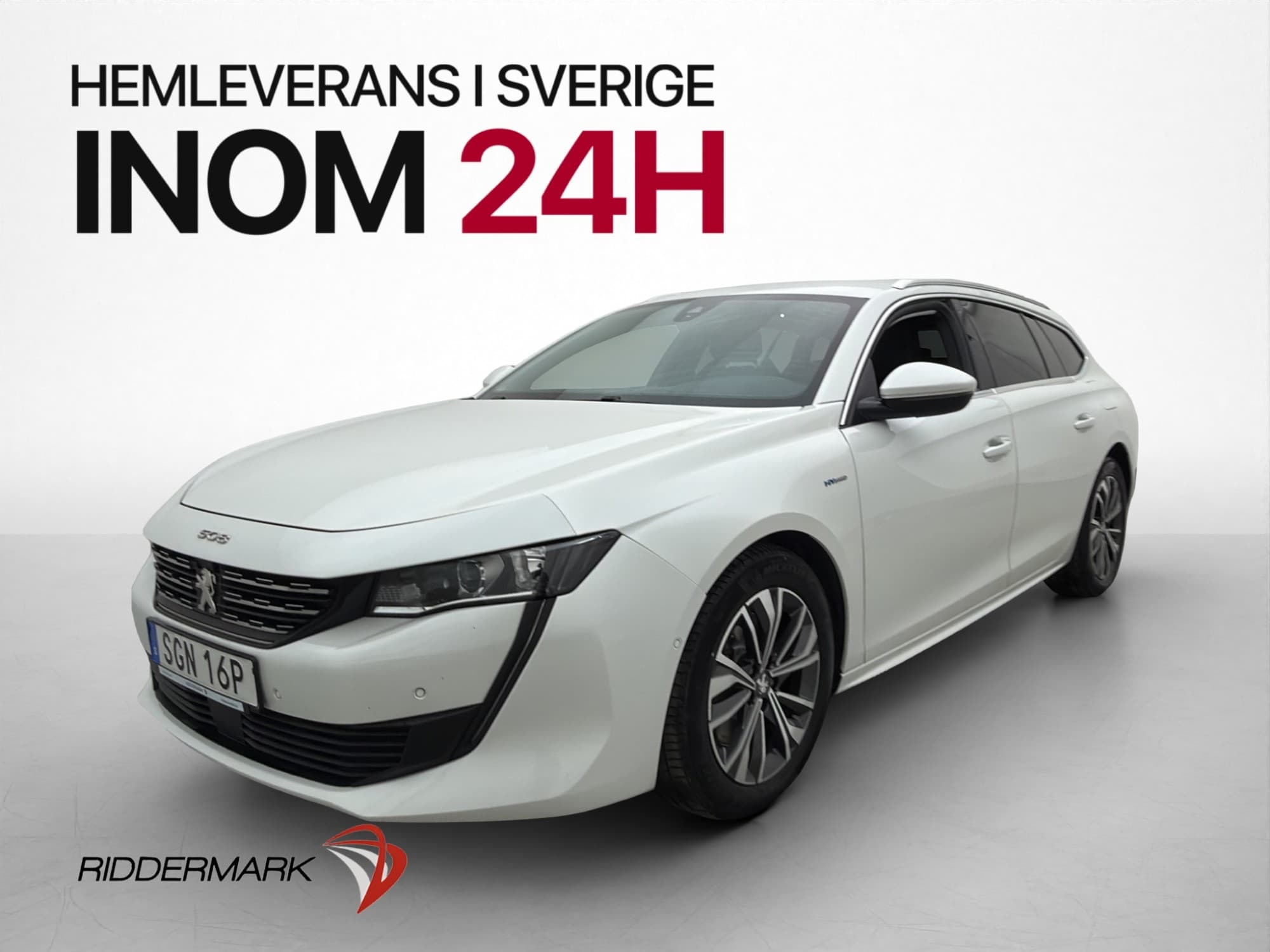 Peugeot 508 SW Plug-in Hybrid 224hk Kamera Navi CarPlay