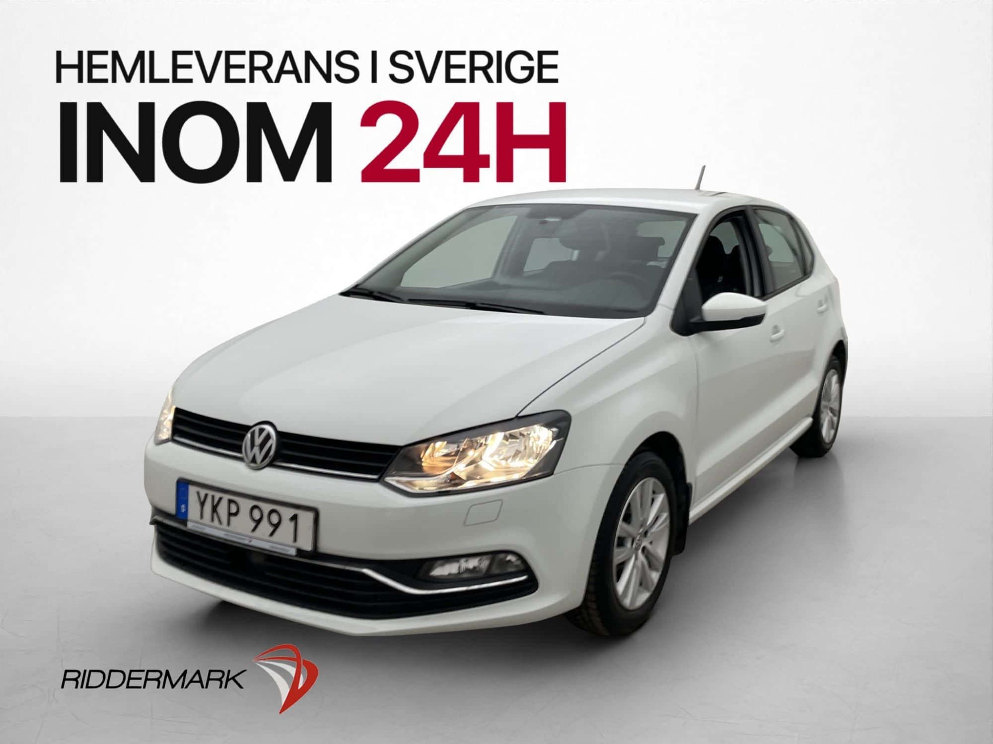Volkswagen Polo TSI 90hk 2-Brukare 0.47 l/mil Bluetooth