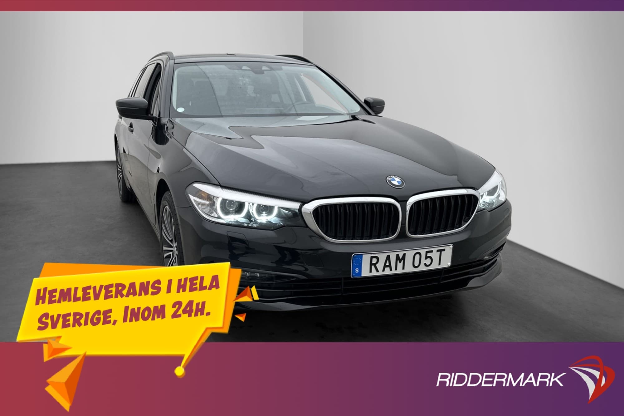 BMW 520 d Touring Sport line HiFi Kamera CarPlay Dragkrok