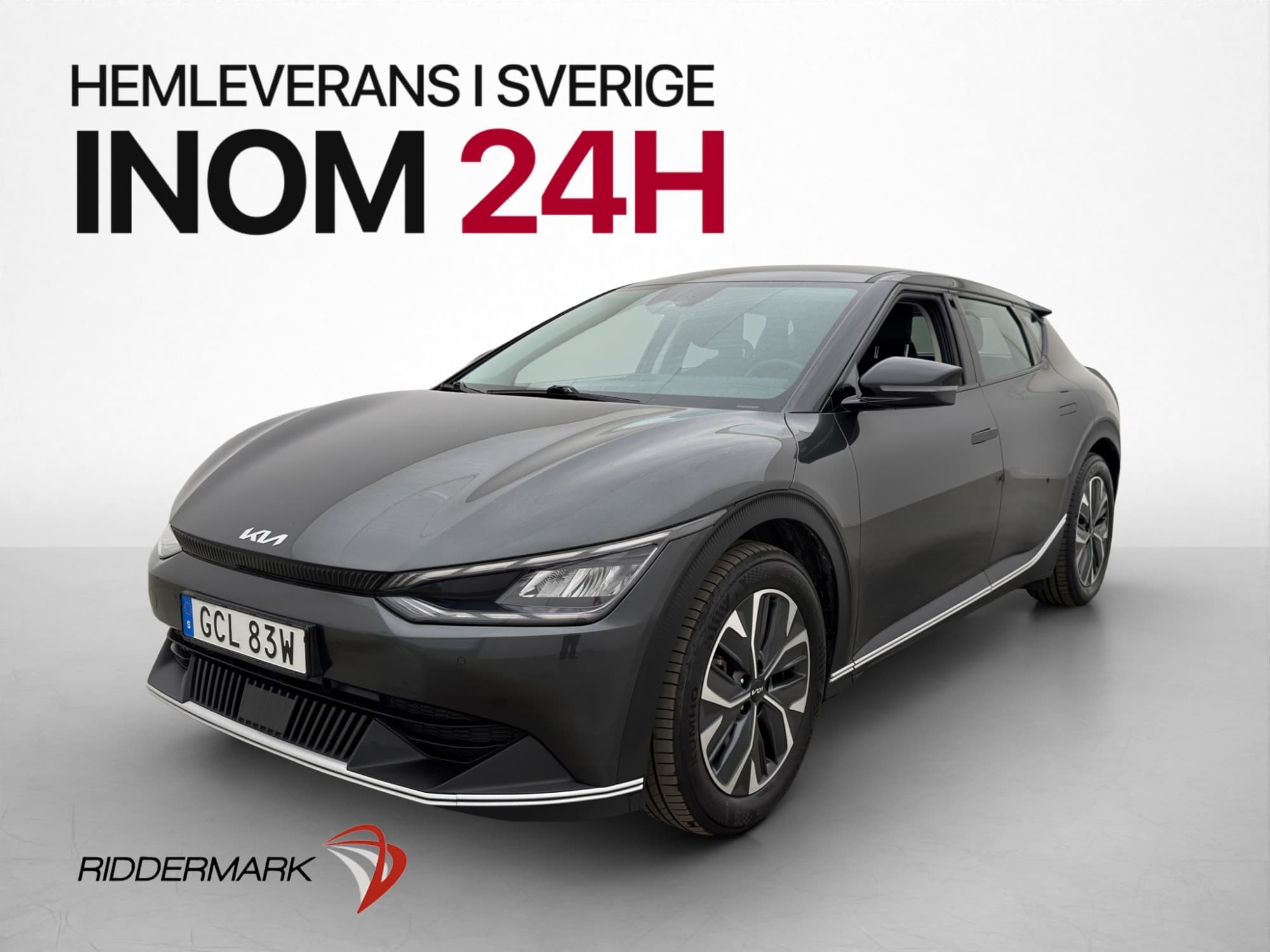 Kia EV6 77.4 kWH AWD 325hk B-Kamera Navi Carplay Drag Moms
