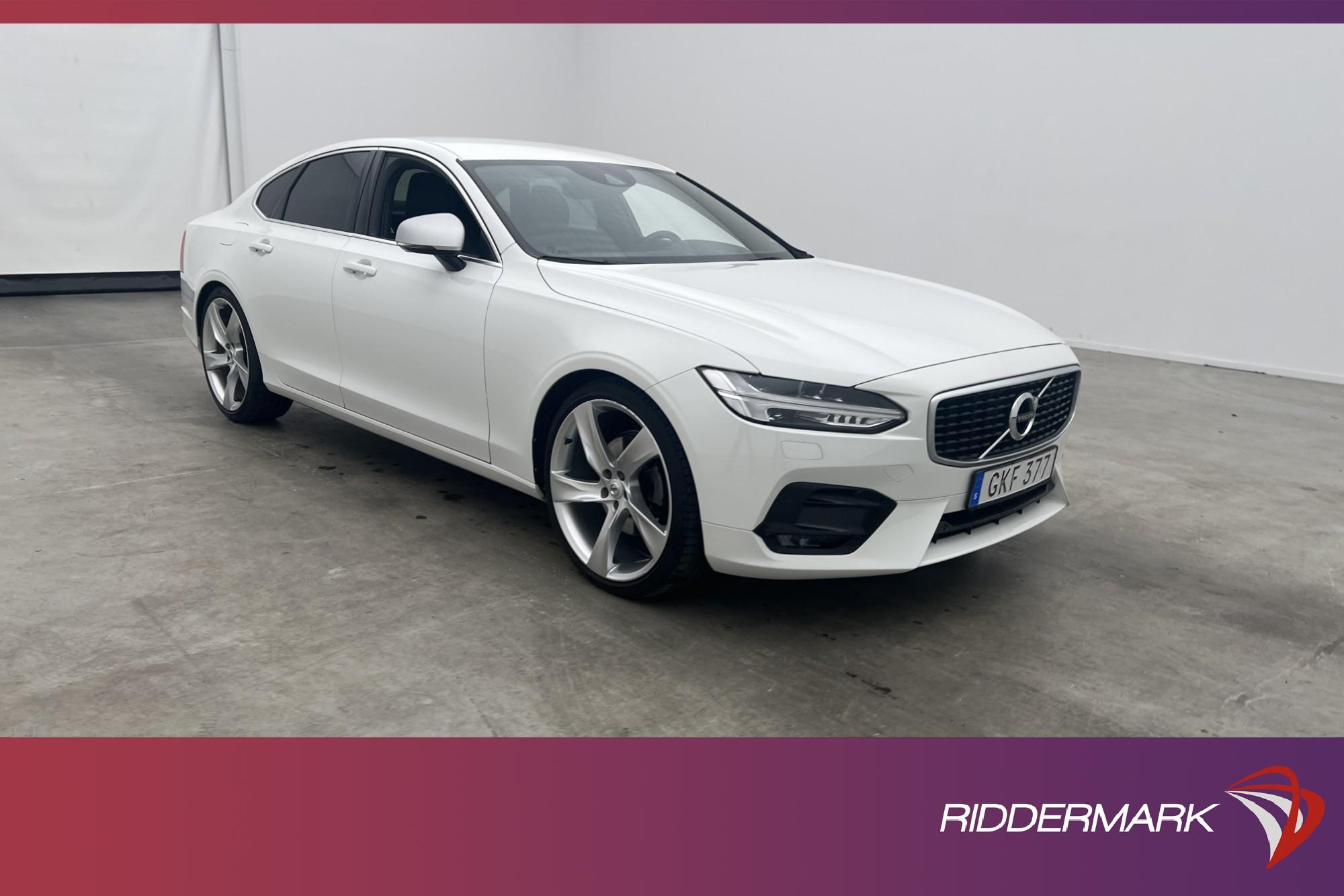 Volvo S90 T5 R-Design VOC Värm B&W Skinn HUD  4-Zon Kamera