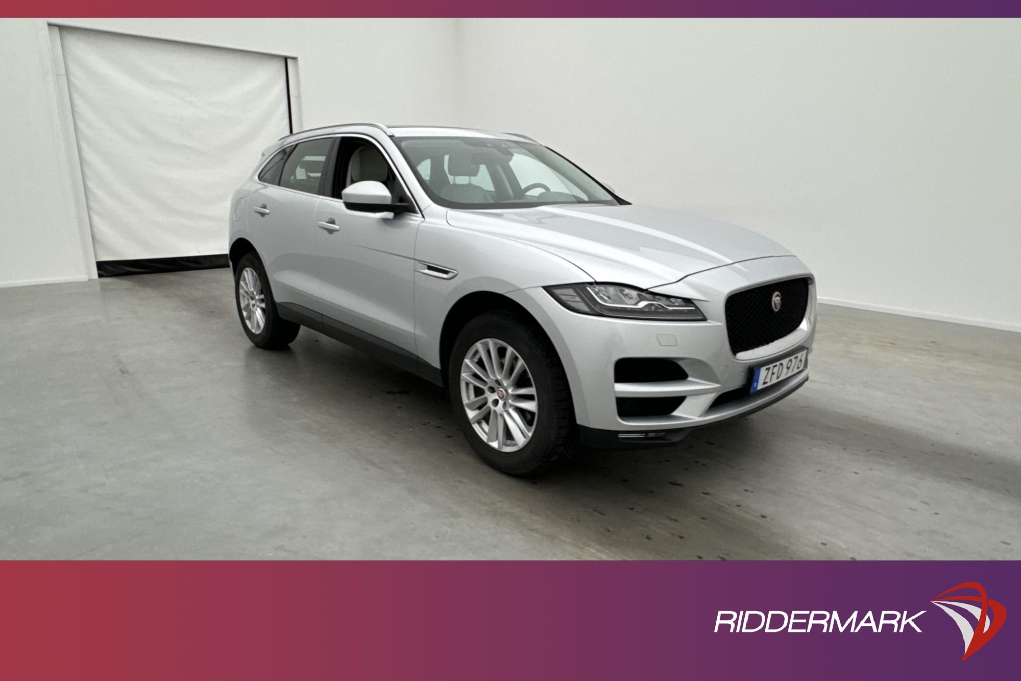 Jaguar F-Pace 25t AWD 250hk Pano Värm Skinn Kamera Navi Drag