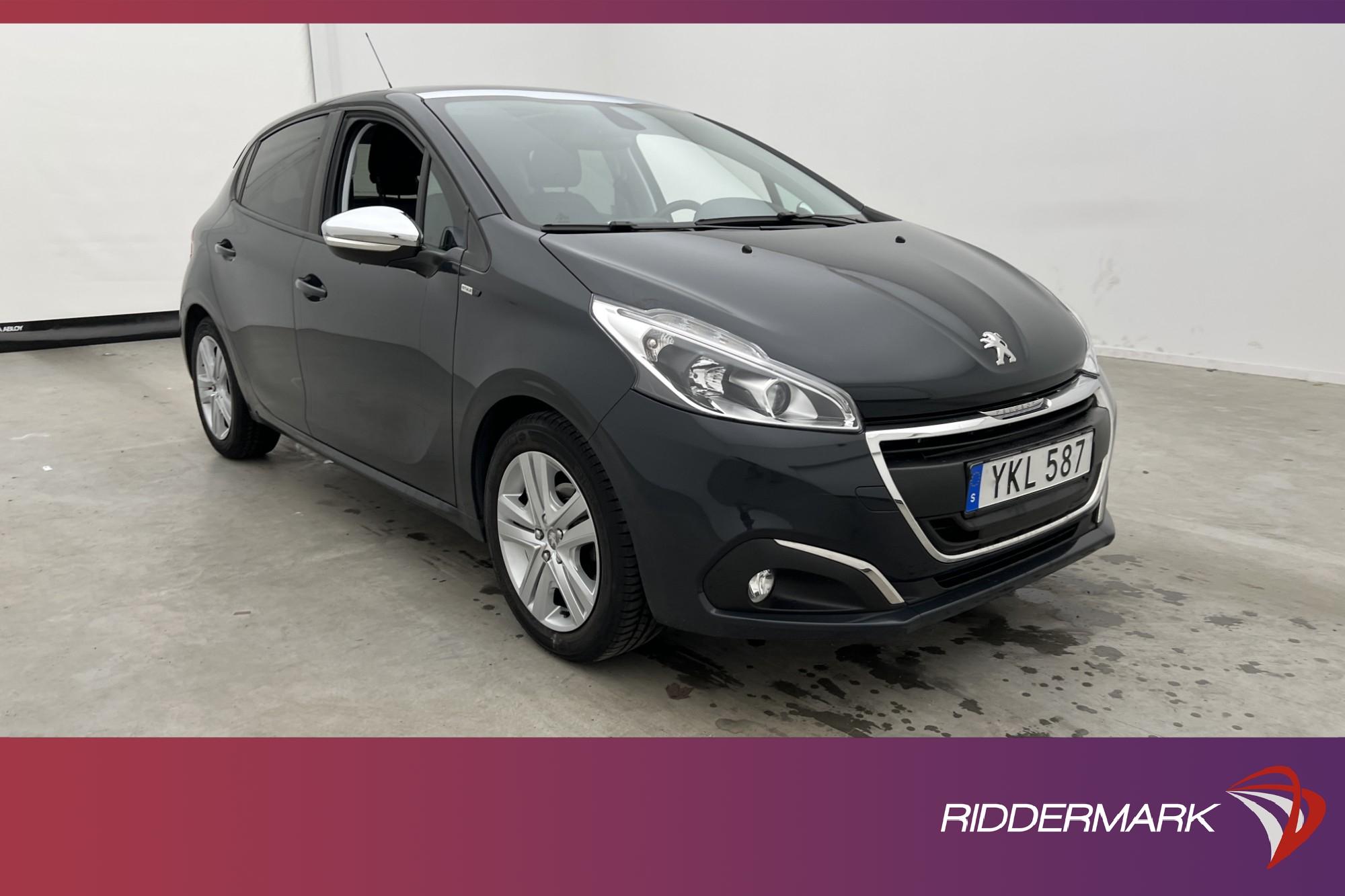 Peugeot 208 1.2 VTi 82hk Värmare Pano Sensorer Välservad