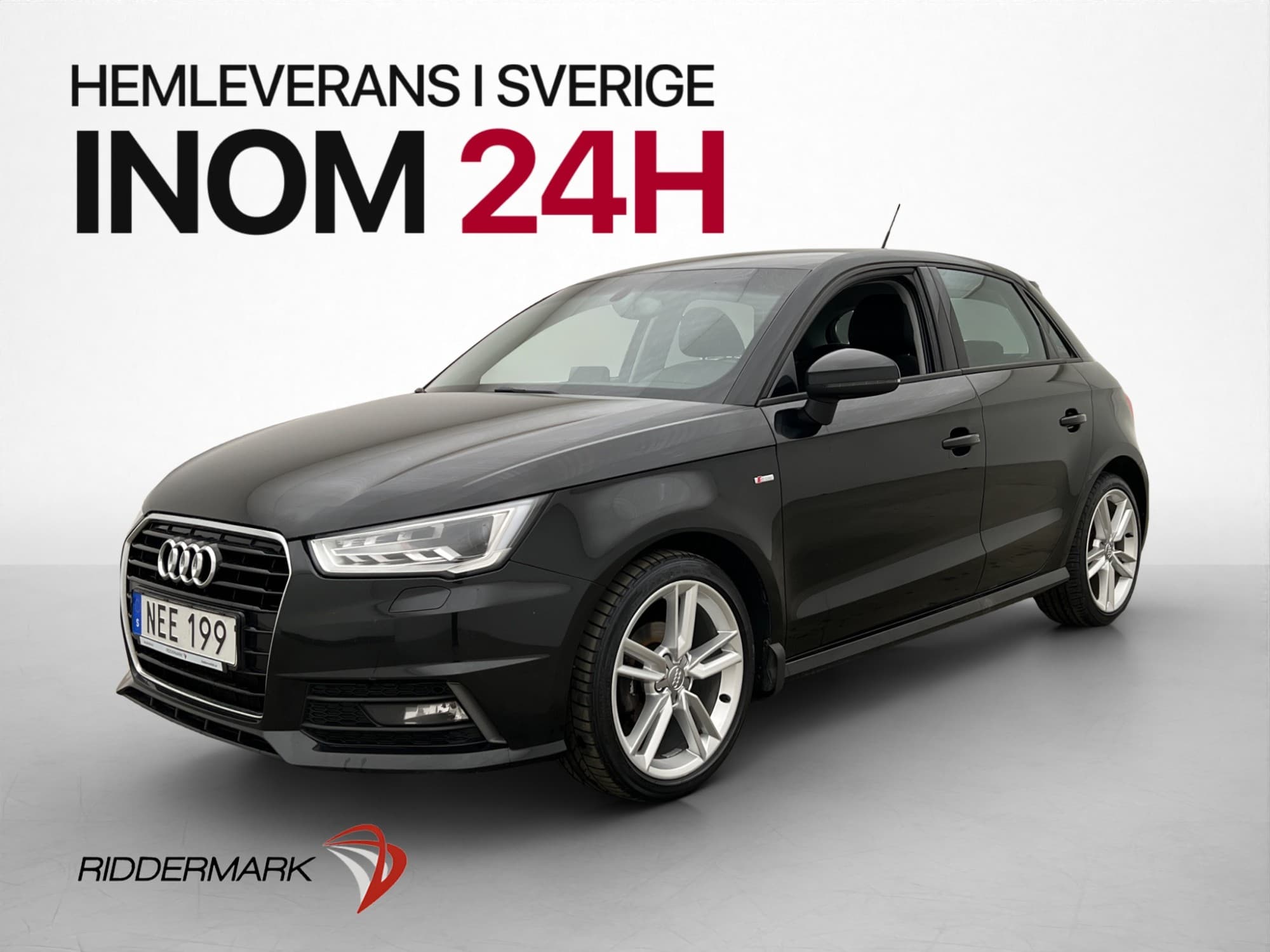 Audi A1 Sportback 1.0 TFSI 95hk S-Line Bluetooth 0,43l/mil