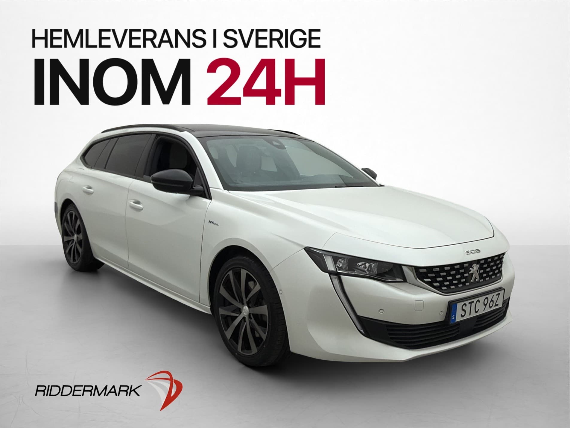 Peugeot 508 SW Hybrid 224hk GT Pano Focal Kamera Värm Drag