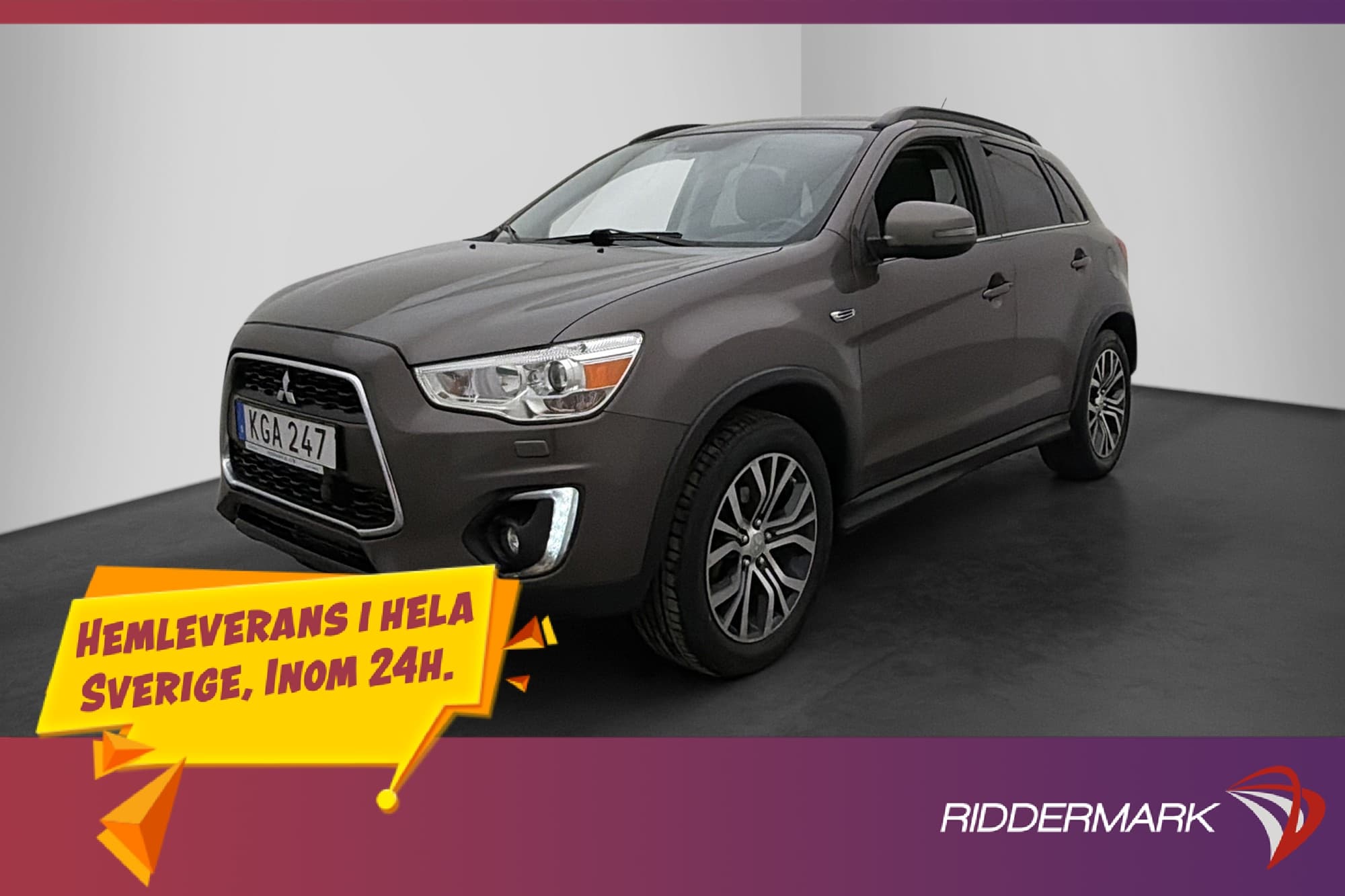 Mitsubishi ASX 2.2 150hk AWD Business Värm Pano Kamera Drag