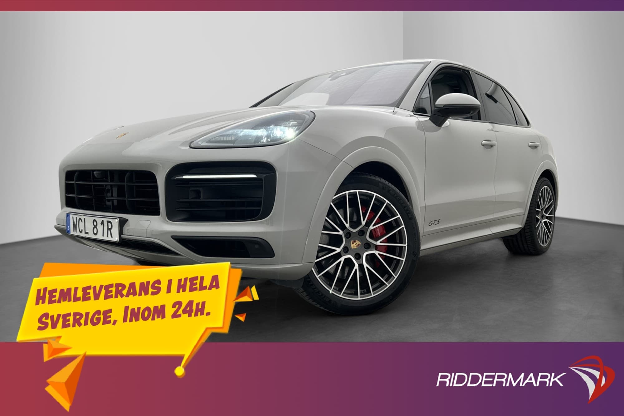 Porsche Cayenne GTS 460hk Chrono Pano BOSE 360° Luftfjädring
