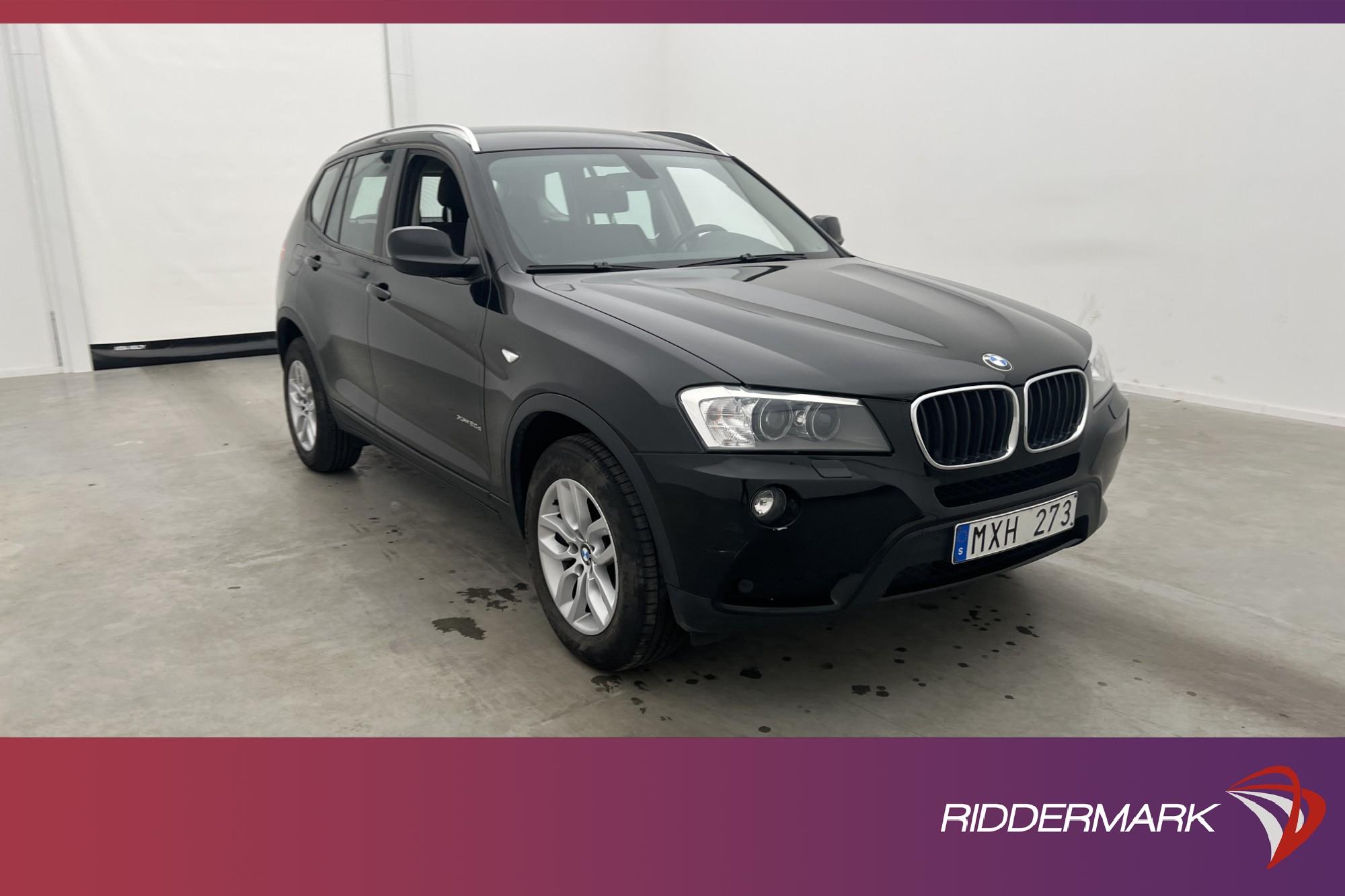 BMW X3 xDrive20d 184hk Sensorer Farthållare En-Brukare