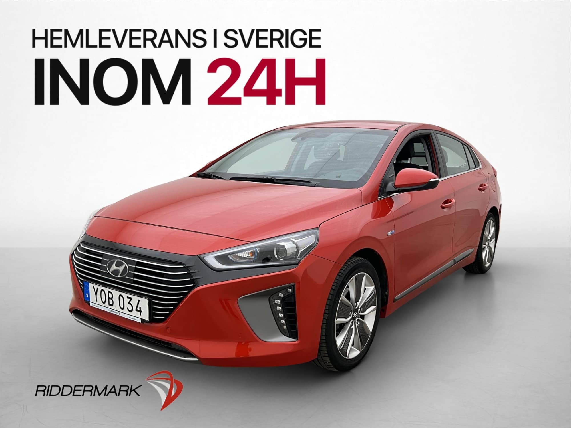 Hyundai Ioniq Hybrid 141hk Premium Plus Kamera Skinn CarPlay