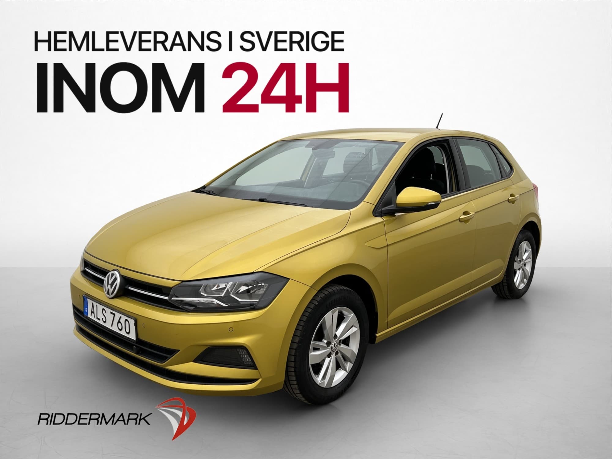 Volkswagen Polo 1.0 TSI 95hk Bluetooth P-Sensorer 0,44L/mil