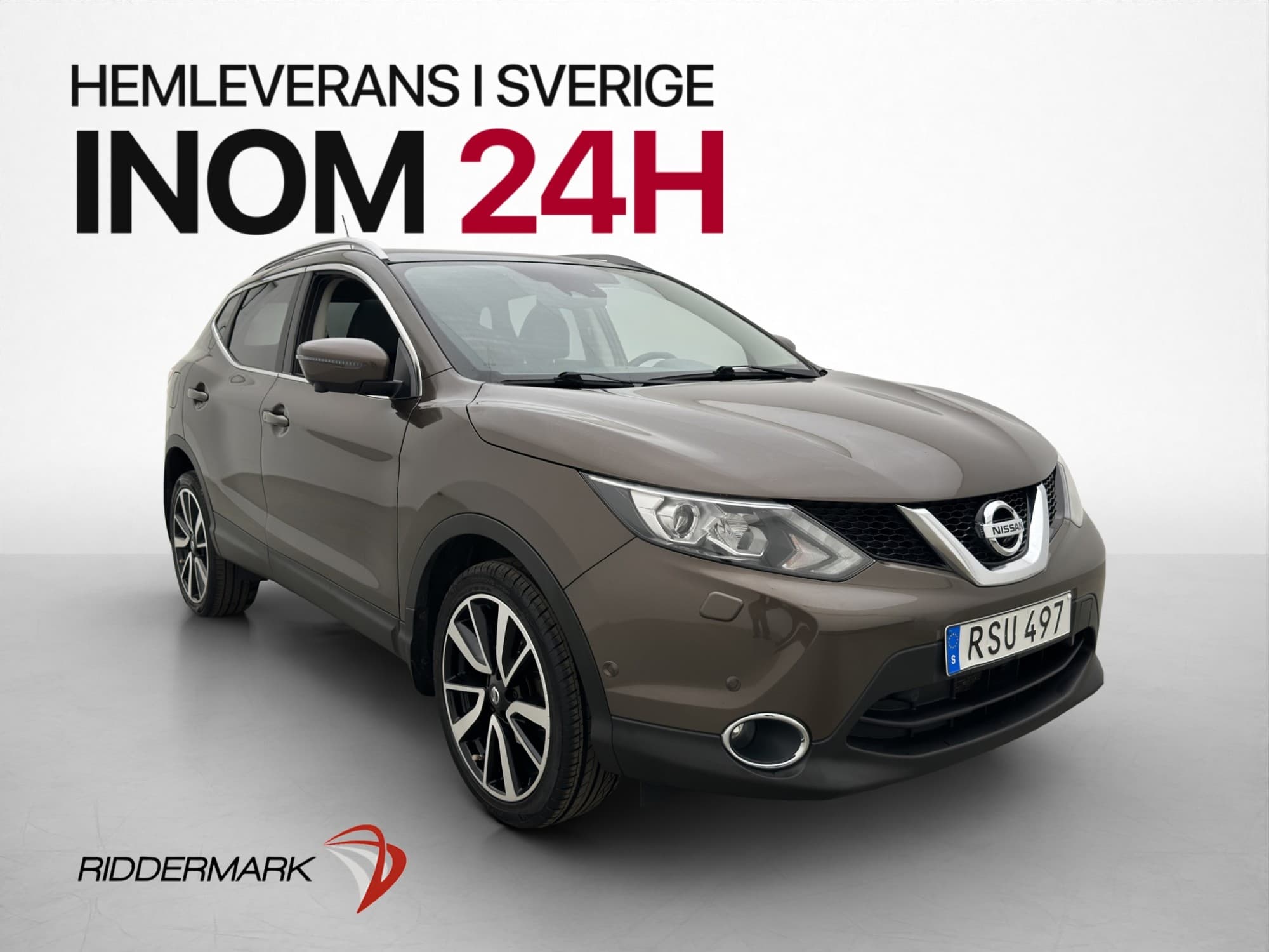 Nissan Qashqai 1.2 115hk Tekna Pano 360° Kamera Navi