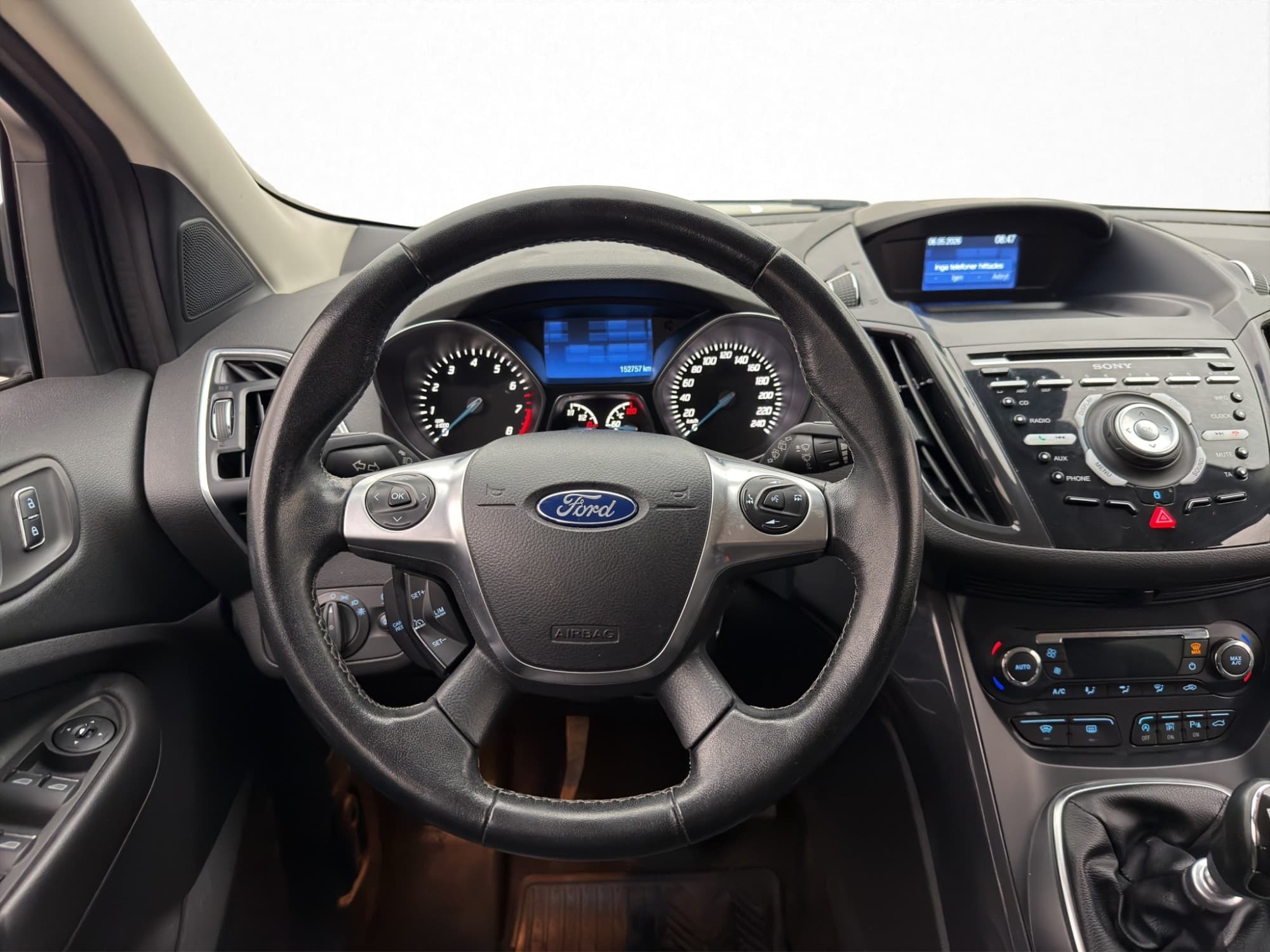 Ford Kuga 1.6 EcoBoost 150hk Titanium Sony Halvskinn Drag