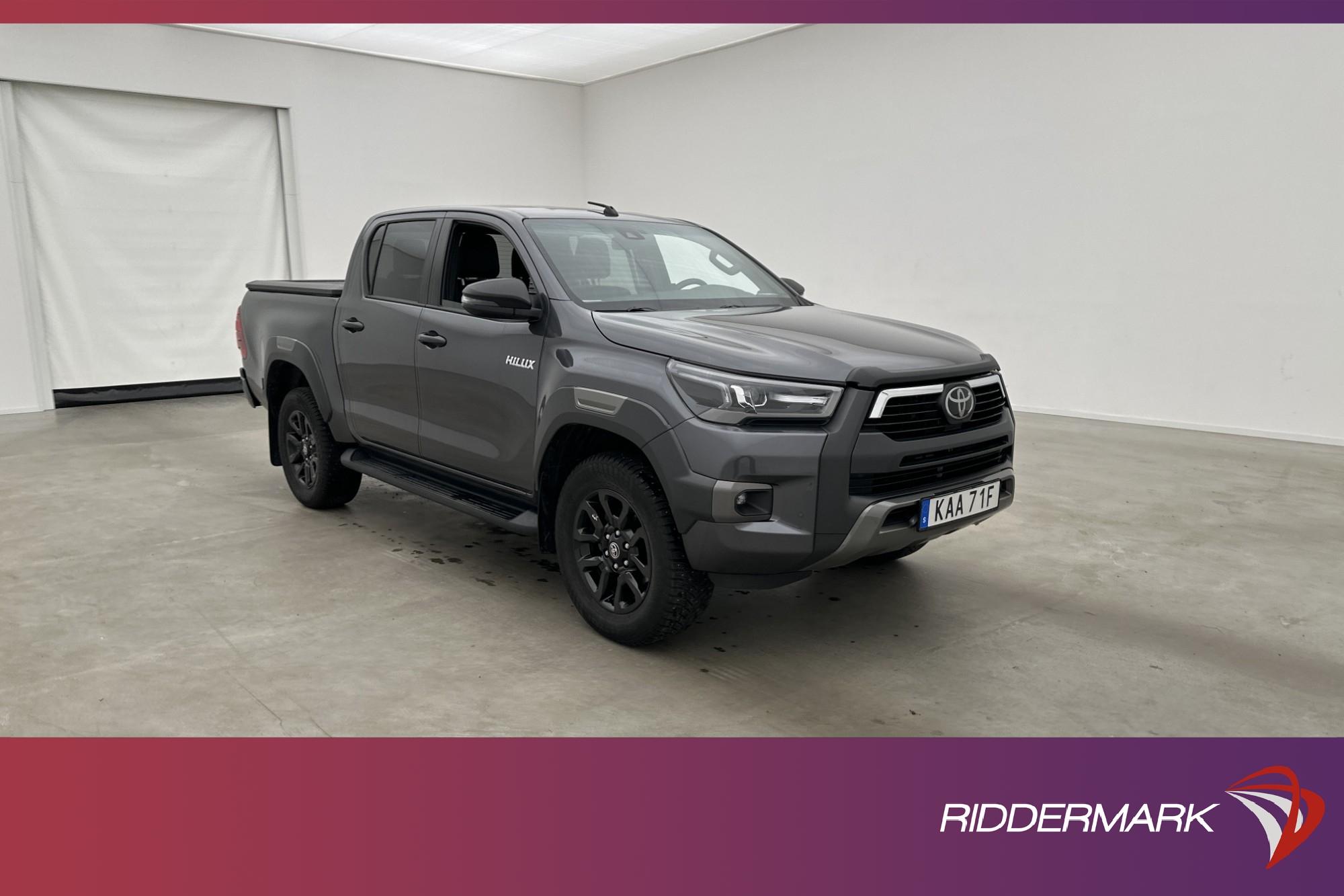 Toyota Hilux Invincible 2.8 4WD Dragkrok Skinn JBL Diff Moms